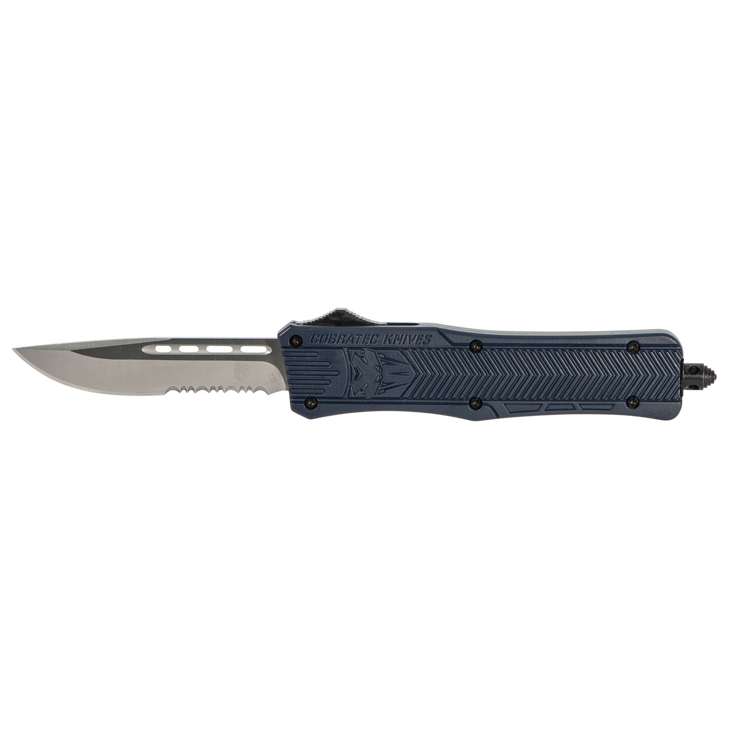 Cobratec CTK-1 Medium Otf Knife With D2 Steel Blade - Nypd Blue