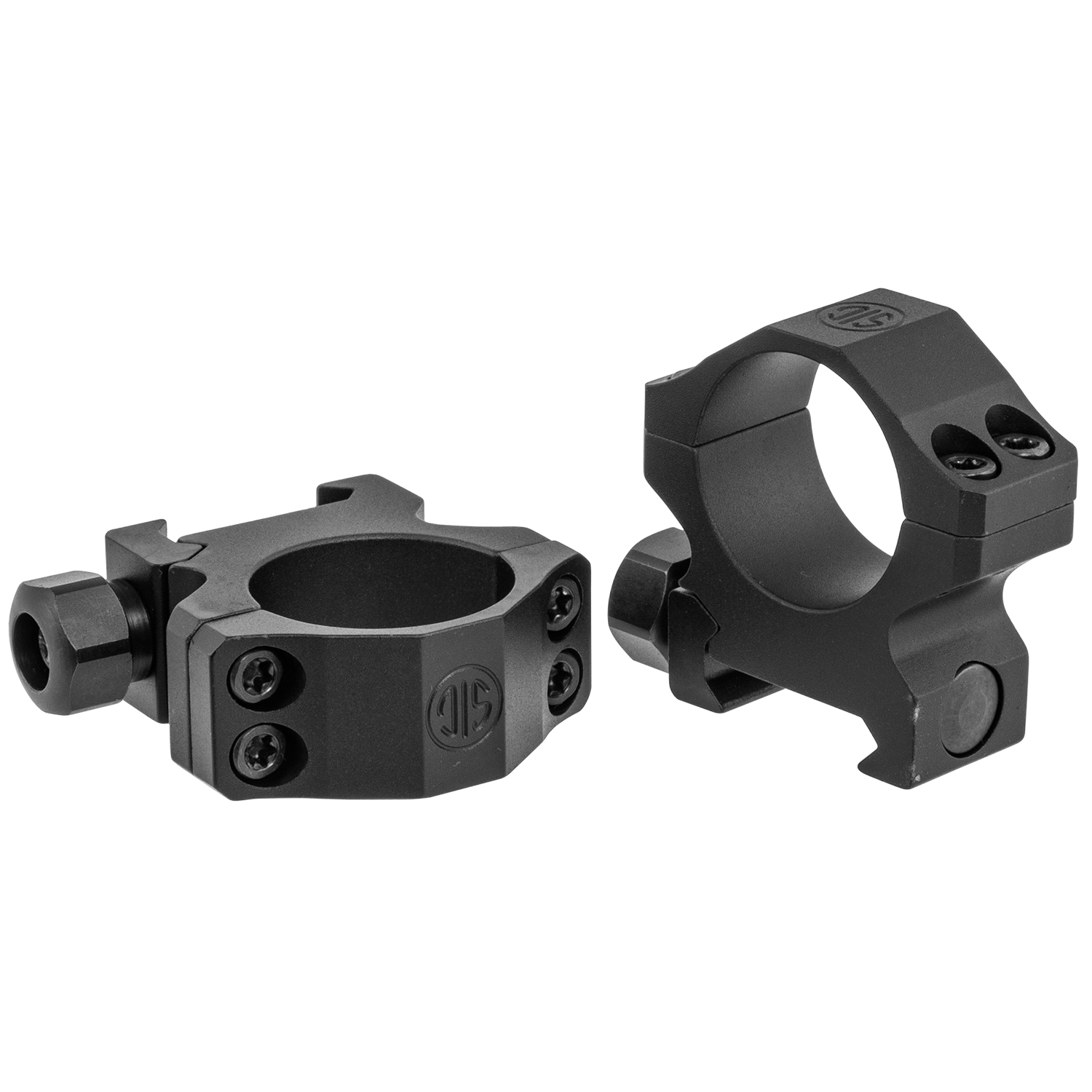 Sig SOA10019 ALPHA1 1IN Low Alum Matte Black Rings