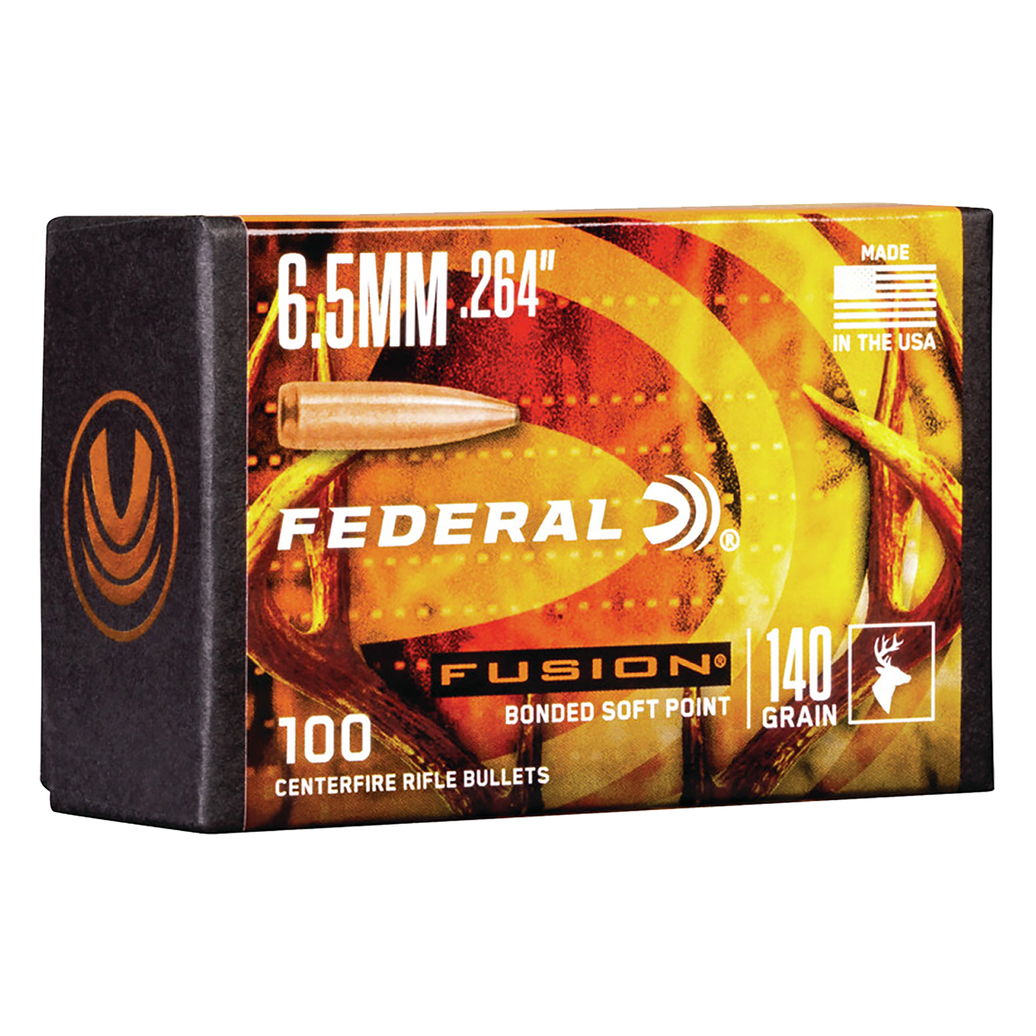 Federal Fusion .264 Caliber 140GR Bullet 100RD