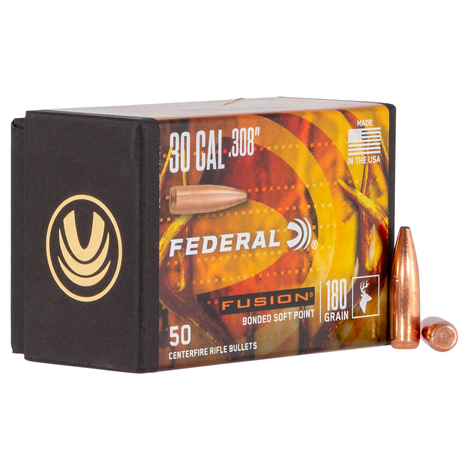 Federal Fusion 308 180GR Soft Point Bullet 50RD