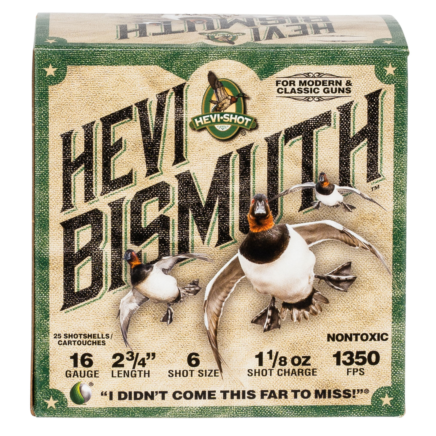 Hevi-shot Hevi Bismuth 16 Ga 2.75 in 25 Rounds