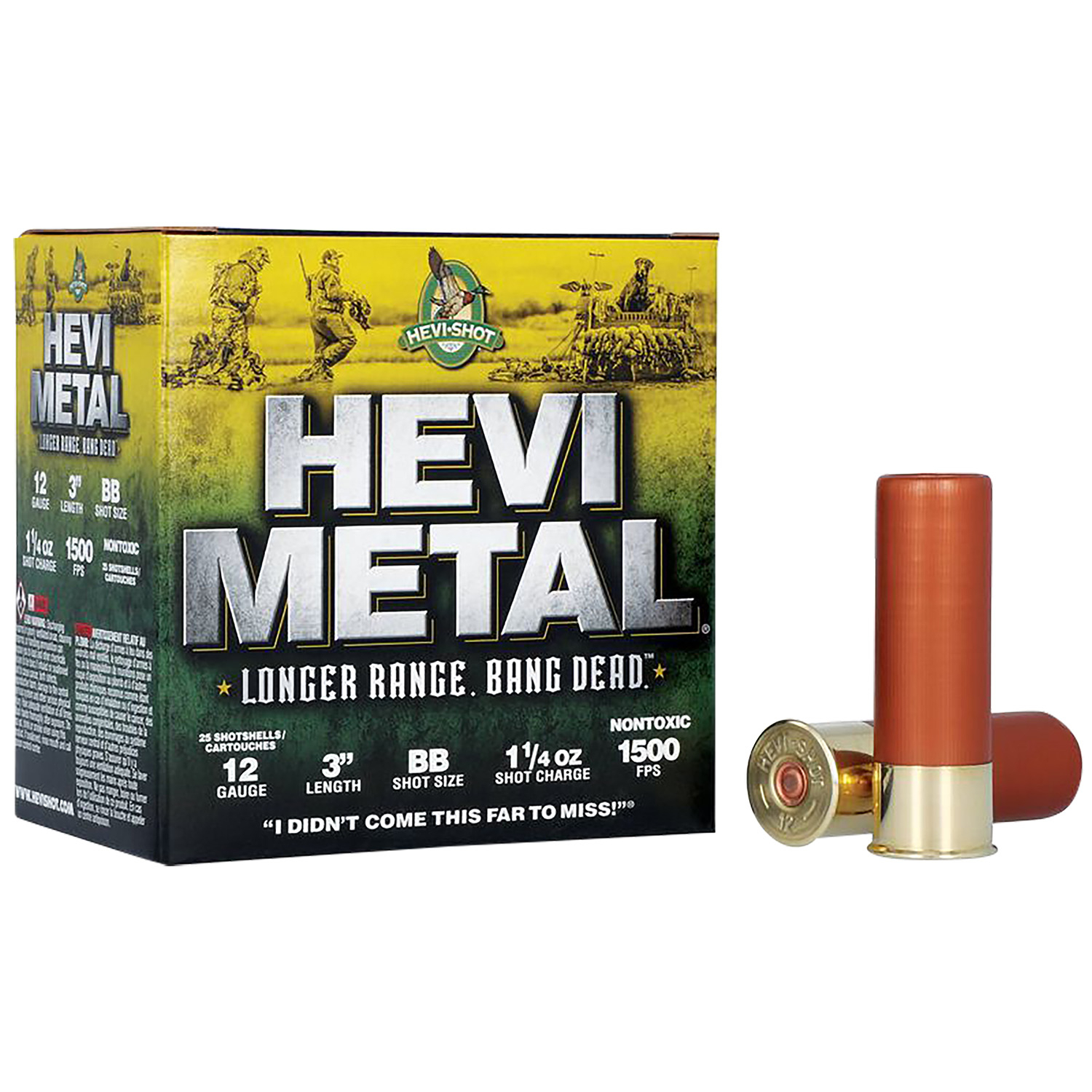 Hevi HS38088 Hevimetal Lr 12 Gauge 3 1 1/4 Oz Bb 25/10