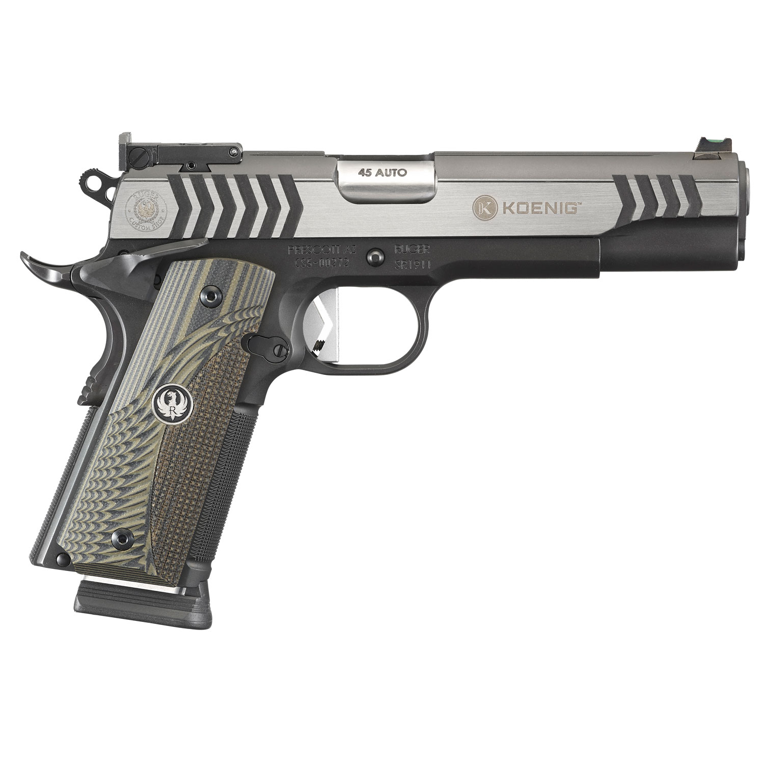 Rug SR1911-COMP 45AP 8RD G10