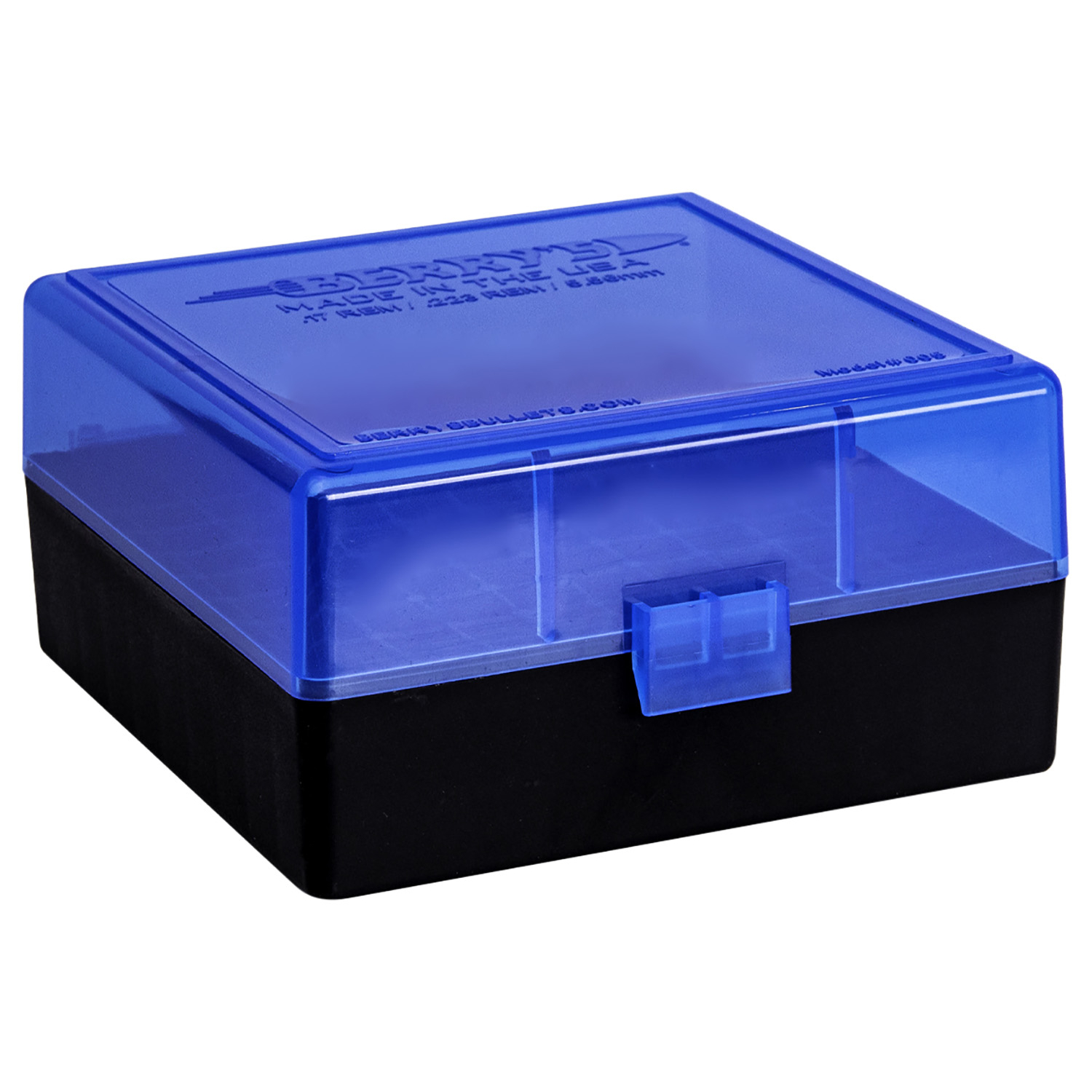 Berrys 005 Ammo Box .223 REM/5.56 Nato 100RD Blue/black