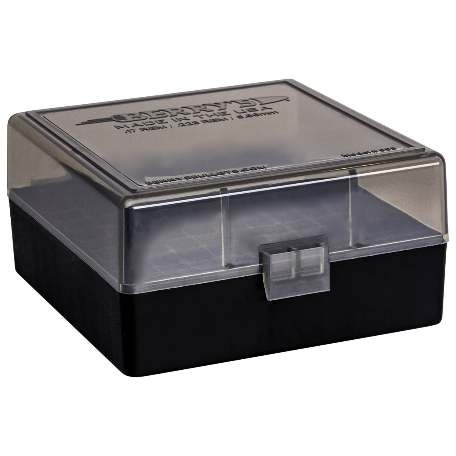 Berrys 005 .223 REM/5.56MM 100RD Ammo Box - Smoke/black