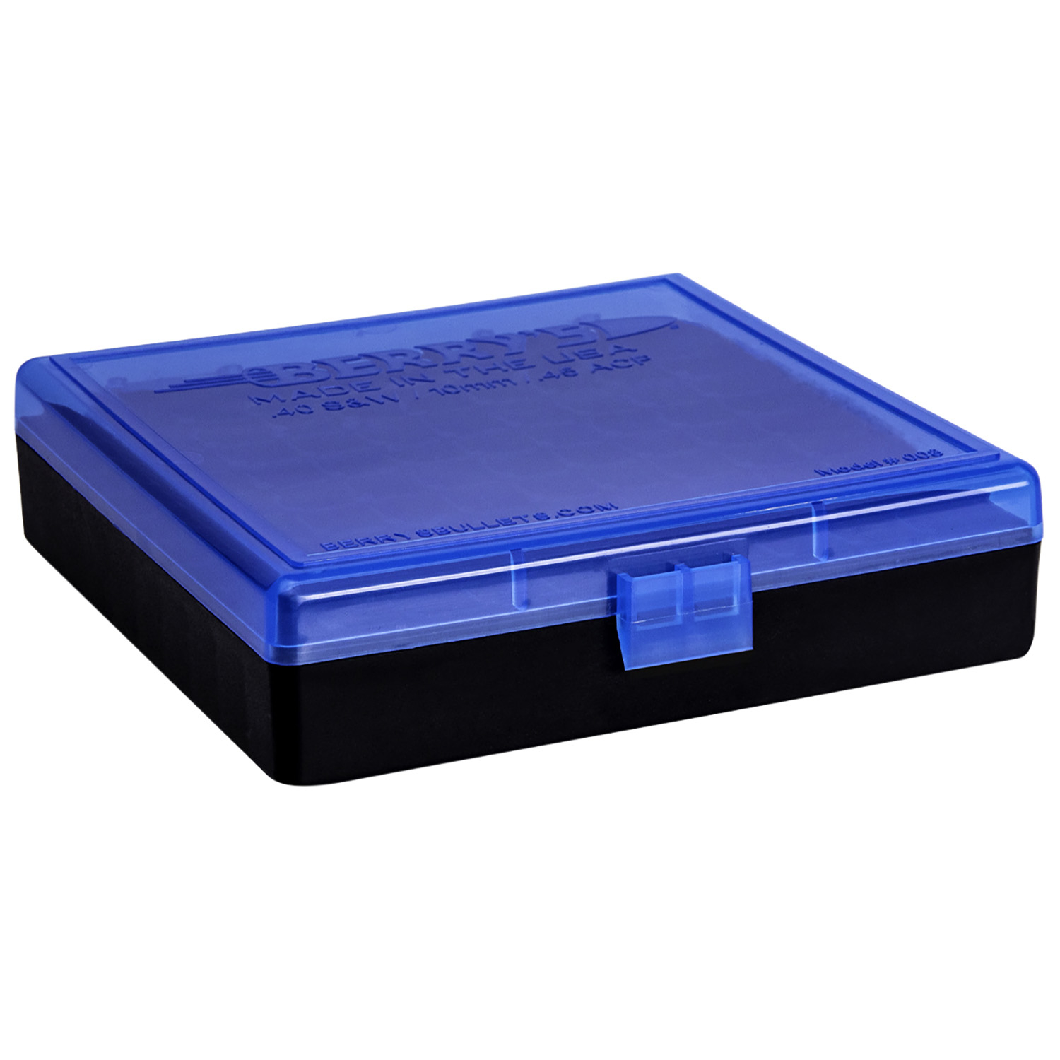 Berrys 008 Ammo Box .40 S&W/.45 Acp 100RD Blue/black