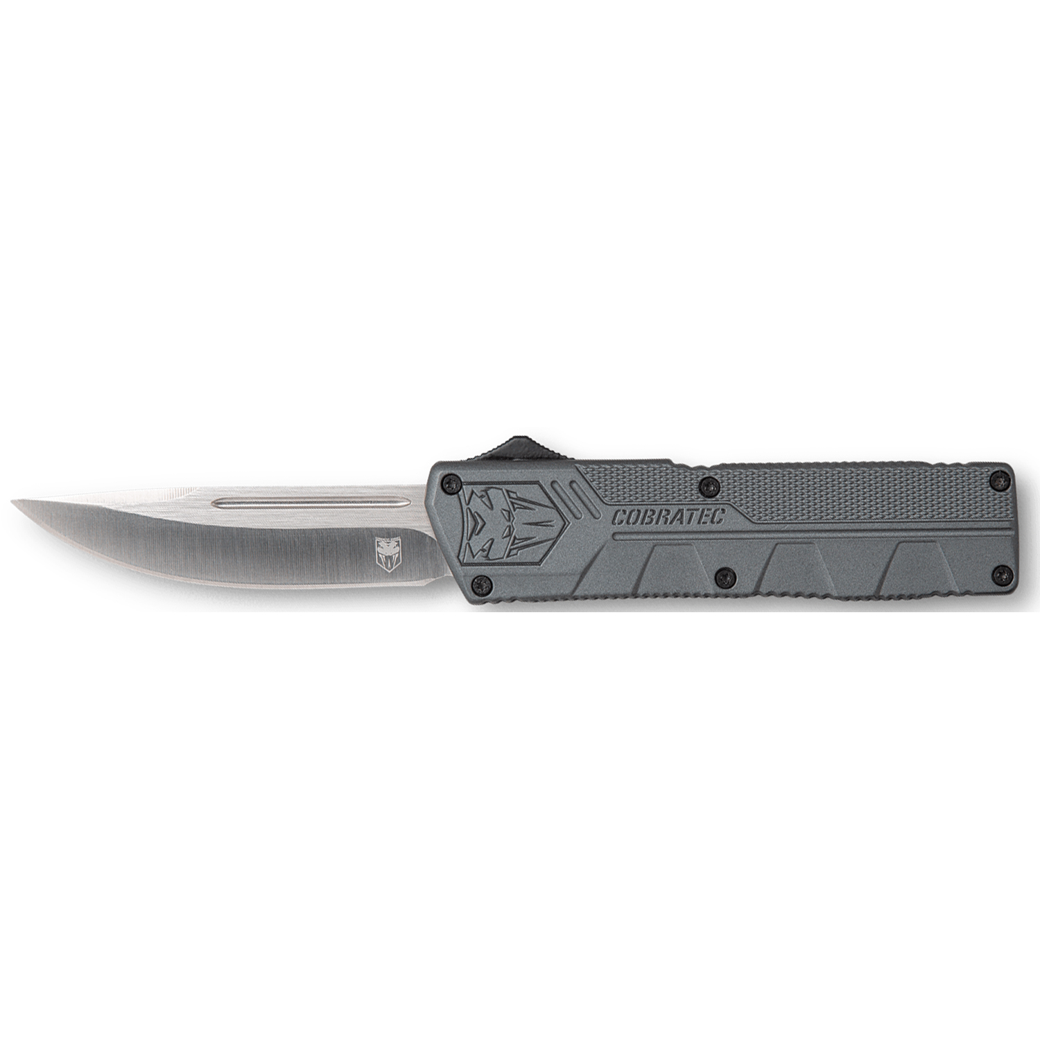 Cobratec Lightweight Otf Knife 3.25 D2 Steel Blade Gray