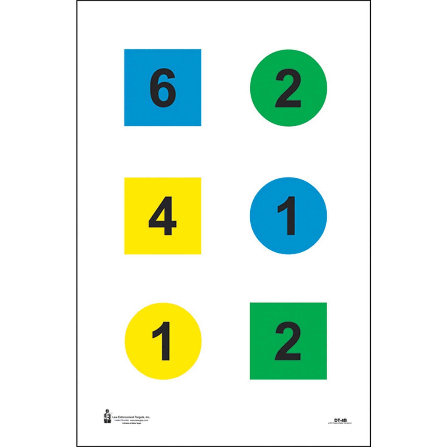 Action DT4B100 Training Command Circle/square Paper 23 X 35 100BX
