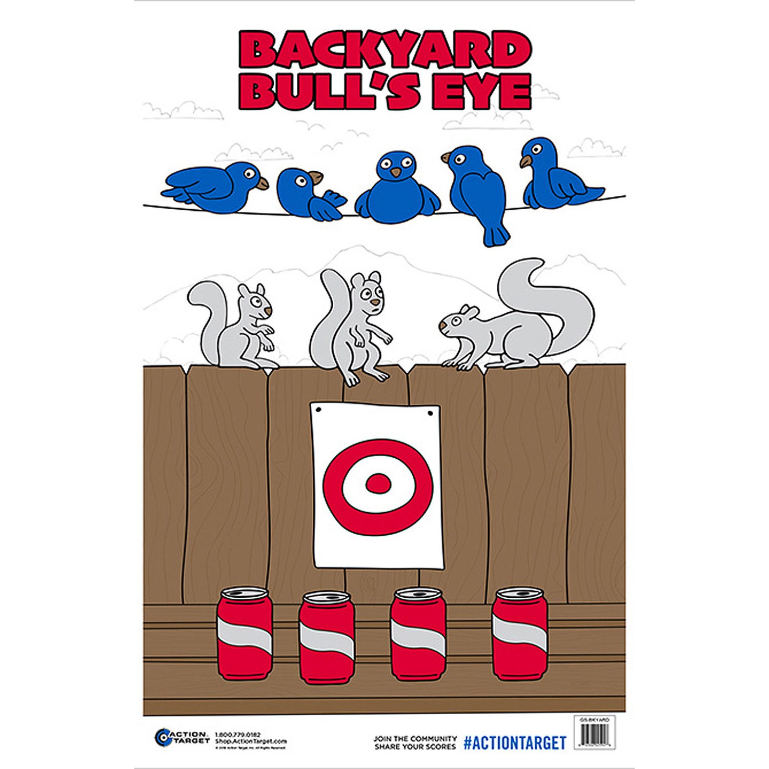Action GSBKYARD100 Backyard Bullseye 100BX