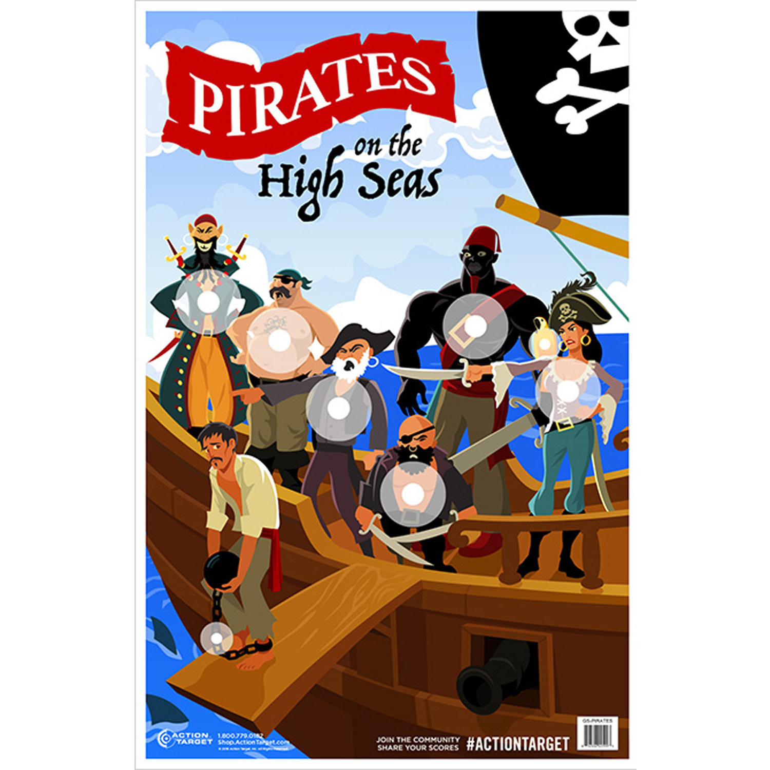 Action GSPIRATES100 Pirates 100BX