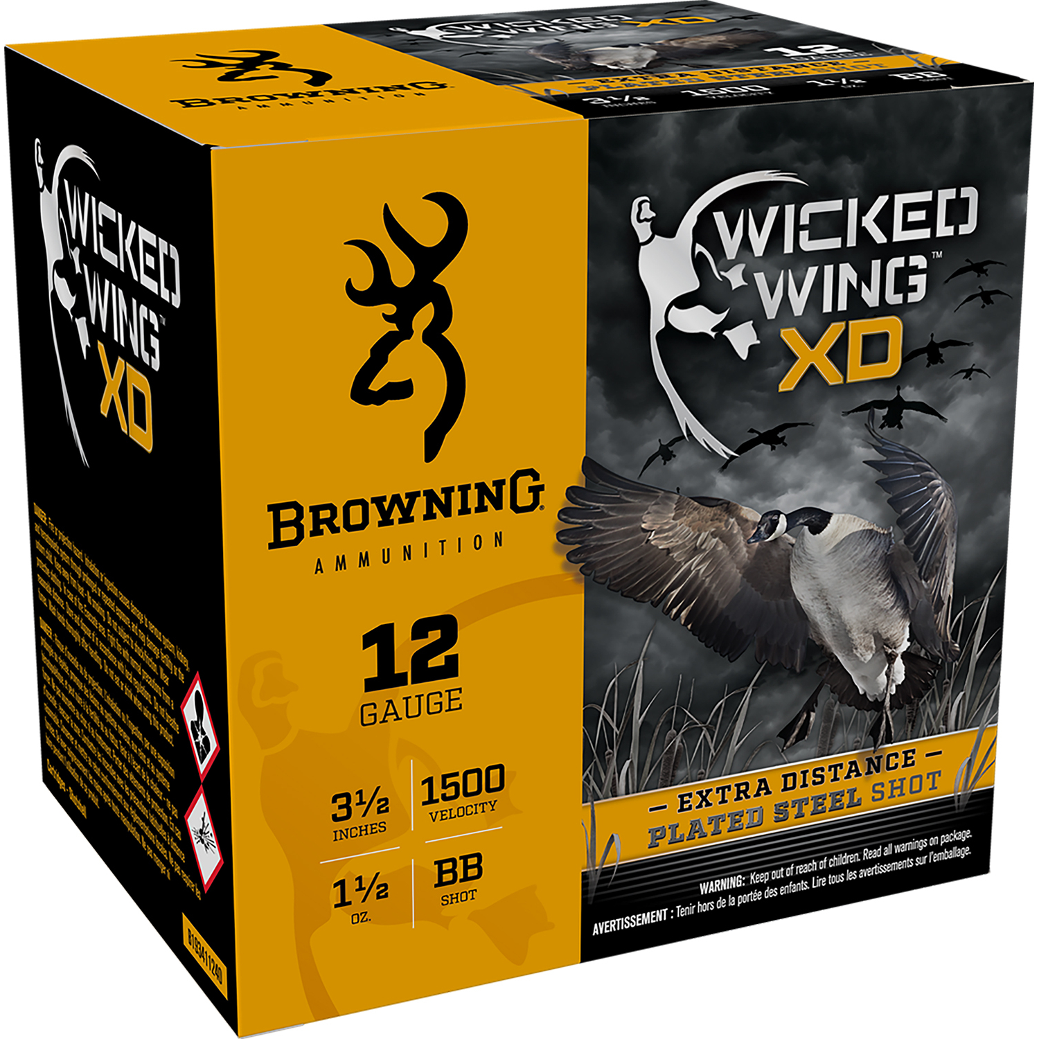 Browning Wicked Wing Xd 12 Gauge 1 1/2 Oz Bb 25/10