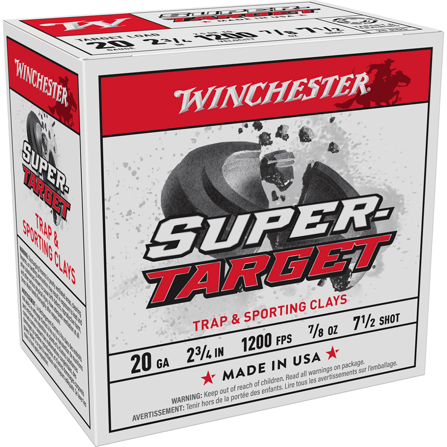 Winchester Super Target 20GA 2-3/4 7/8OZ 25RD