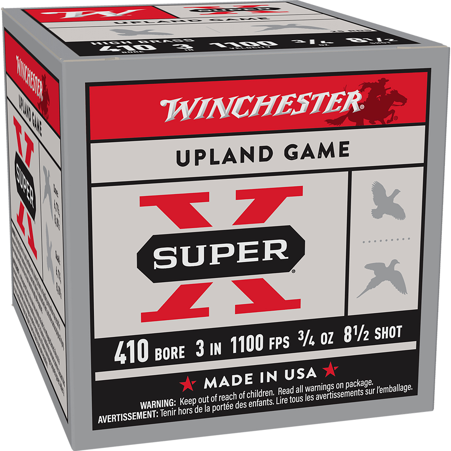 Winchester Super X 410GA 3 3/4OZ 8.5 Shot 25RD BOX/10 Case