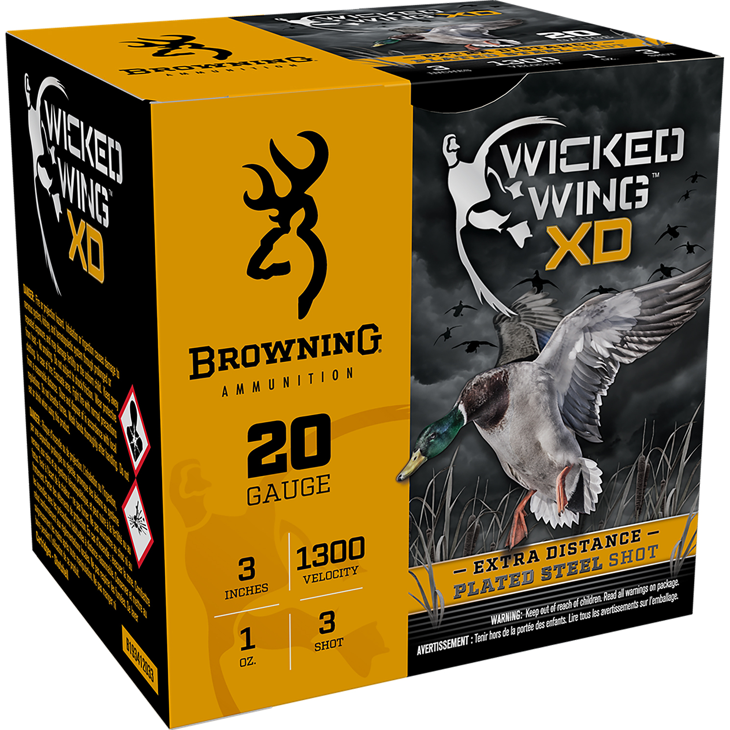 Browning Wicked Wing Xd 20 Gauge 3 1 Oz 3 Shot Ammo