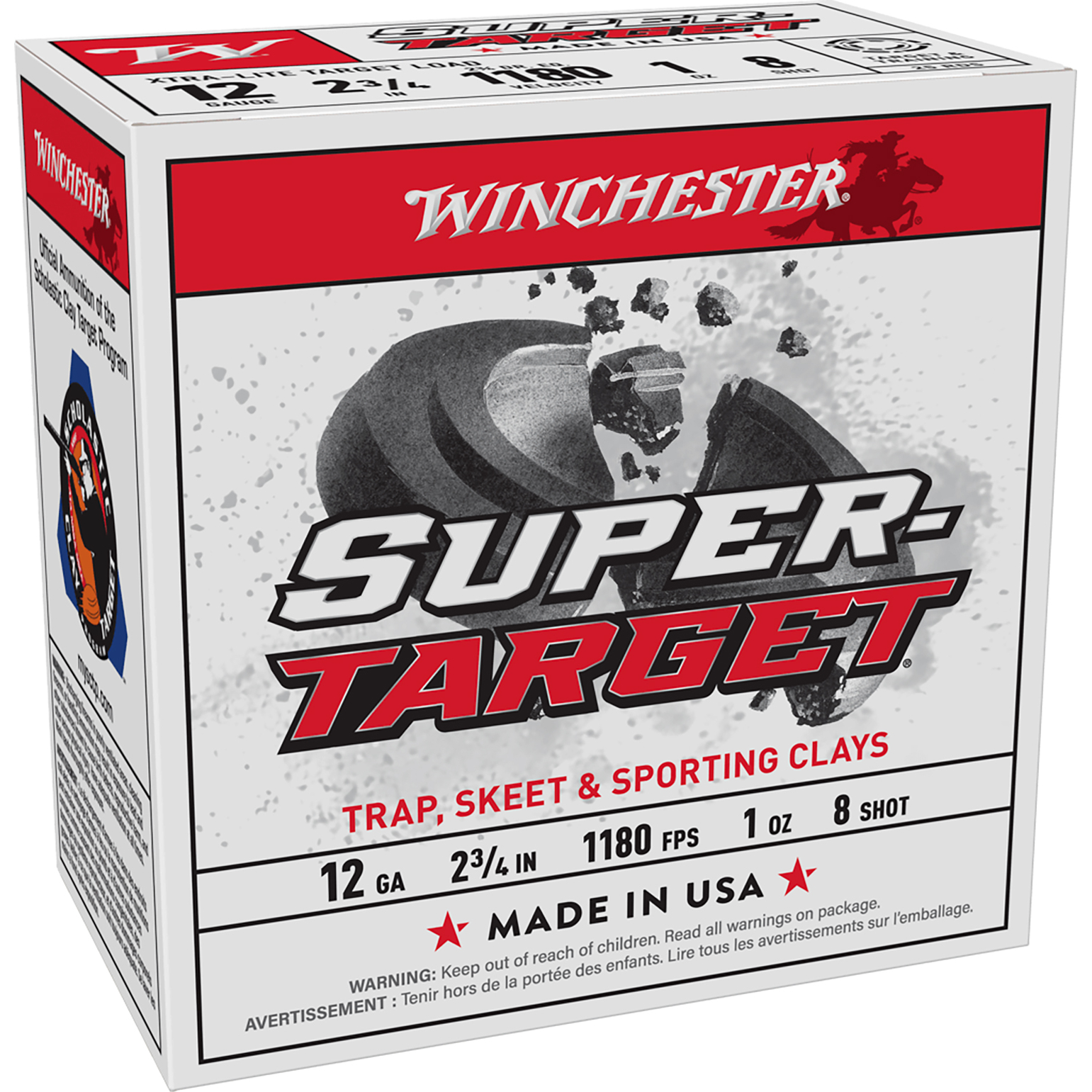 Winchester Super Target Light Ammo 12GA 2 3/4 1OZ 25RD