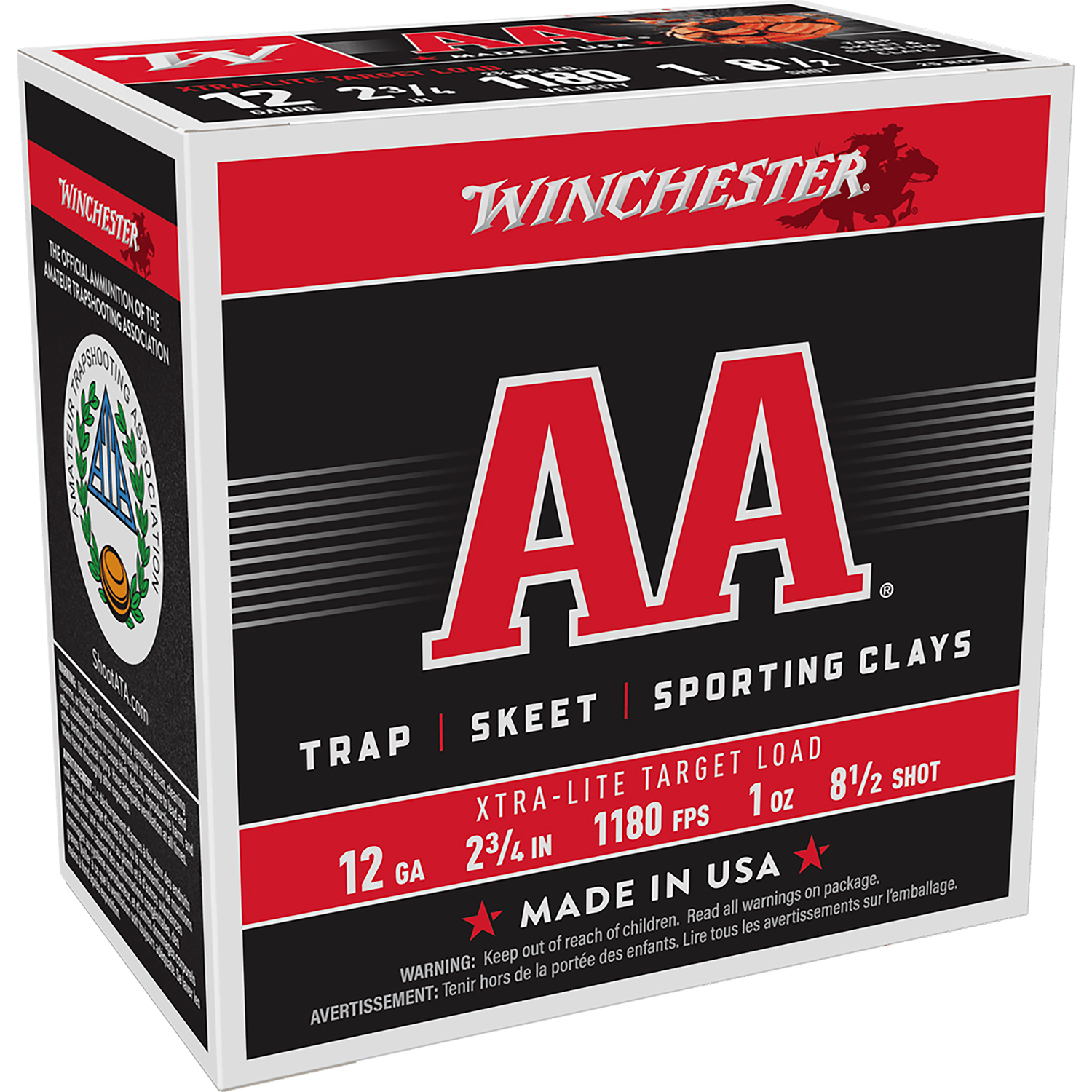 Winchester Aa Xtra-lite 12GA 2-3/4 1OZ 25 Rounds