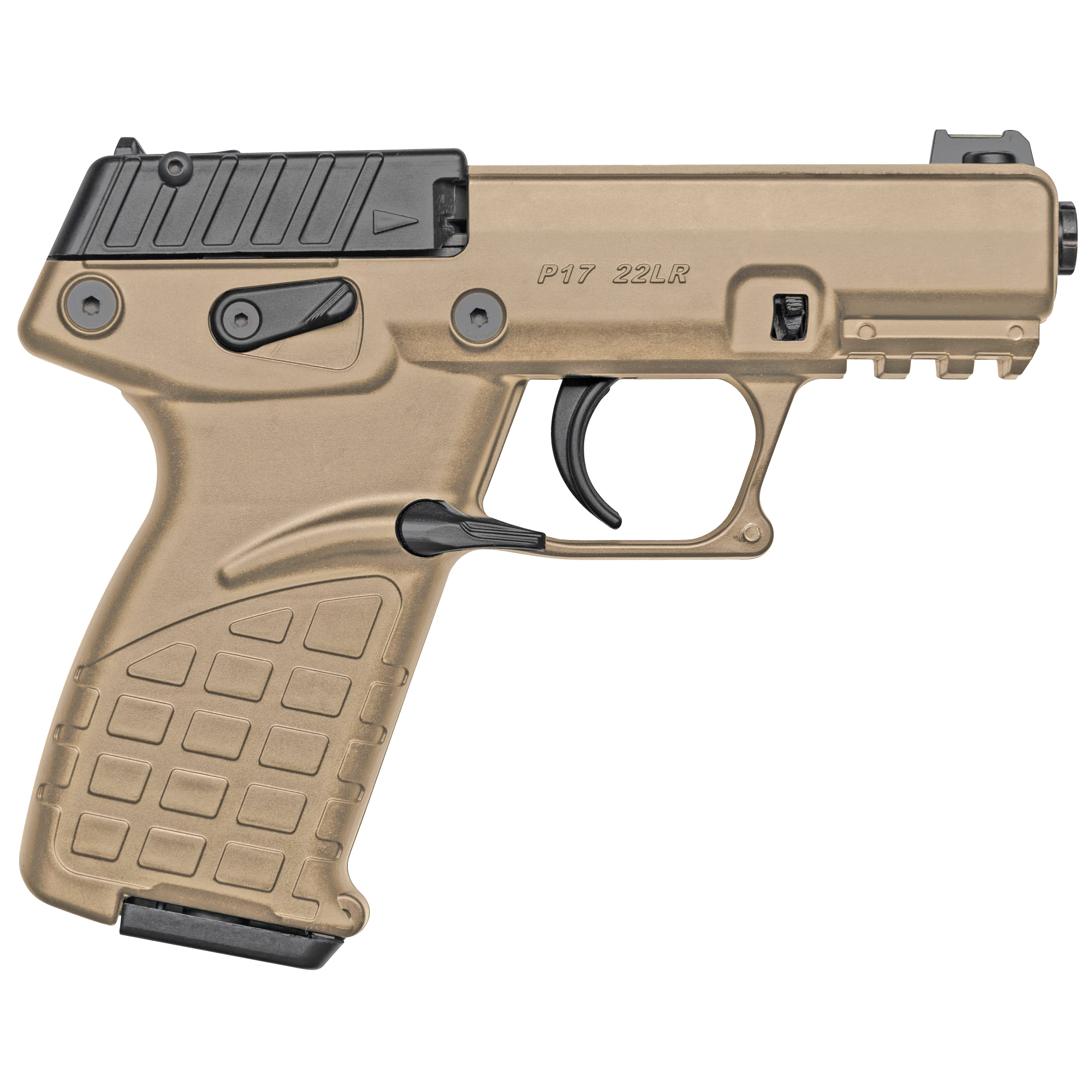 Kel P17 22LR Pst 17RD Tan
