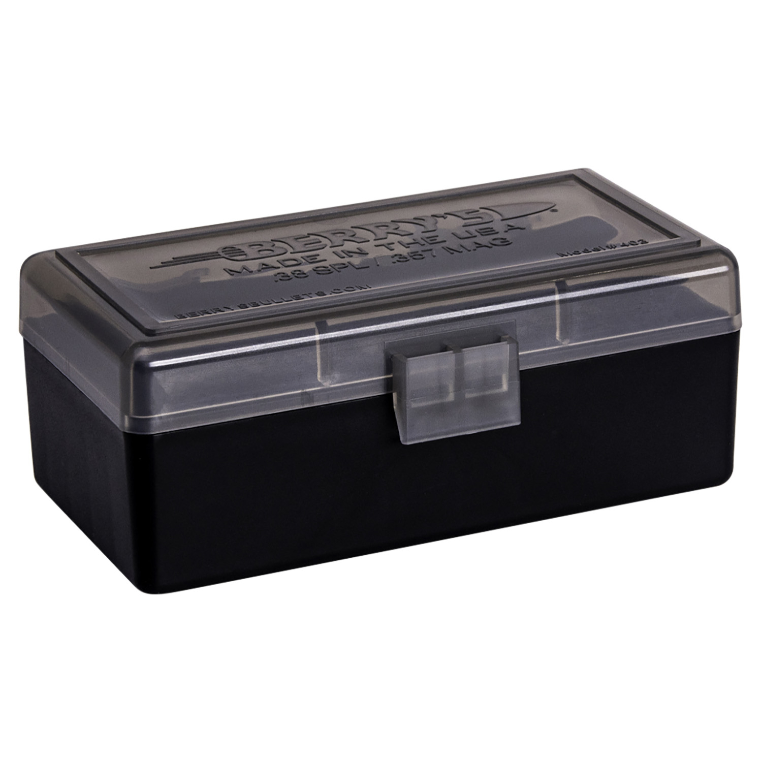 Berrys 403 Ammo Box .38/.357 50RD Smoke/black