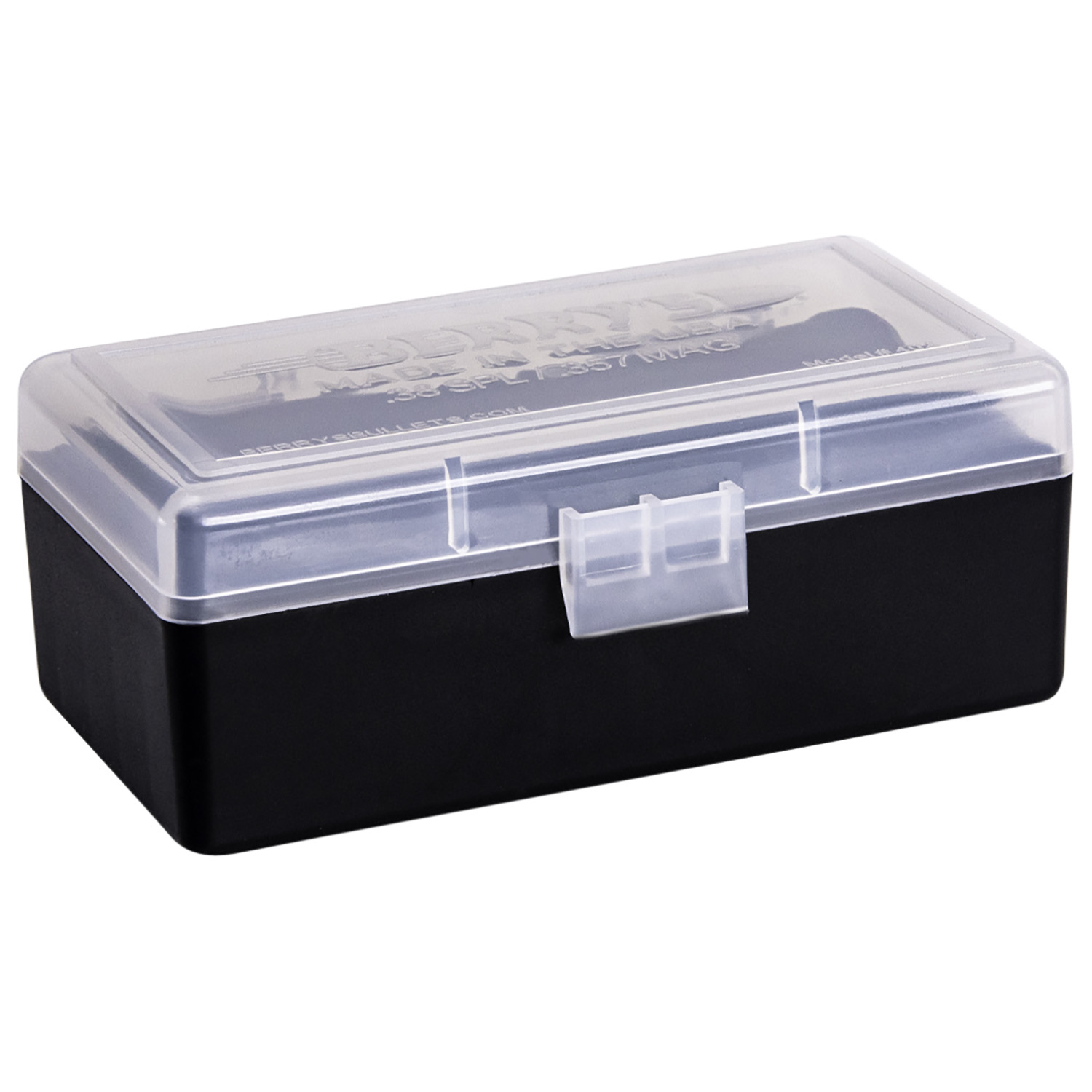 Berrys 403 .38/.357 Cal 50RD Clear/black Ammo Box