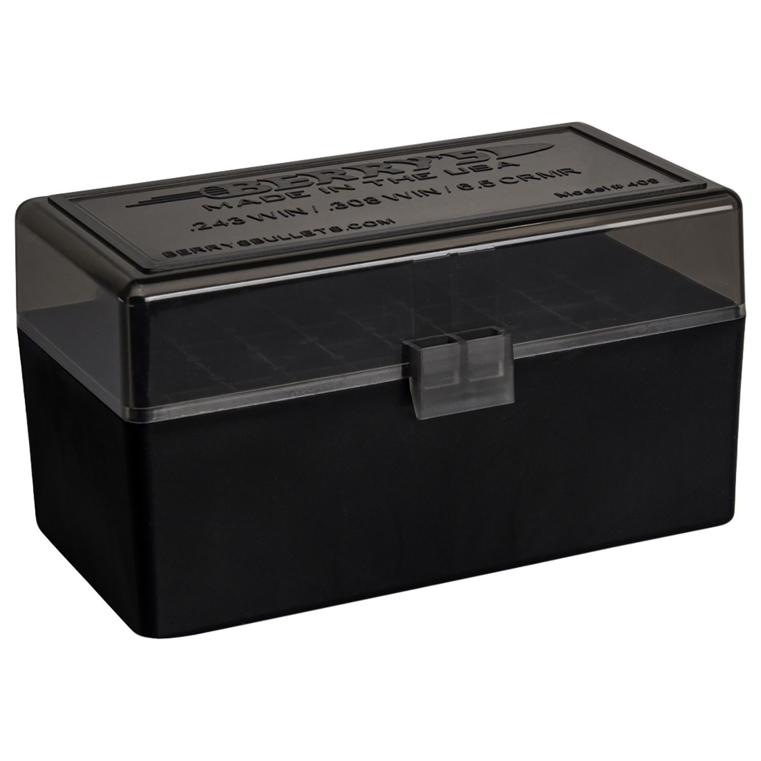 Berrys 409 .243/.308 Cal 50RD Smoke/black Ammo Box