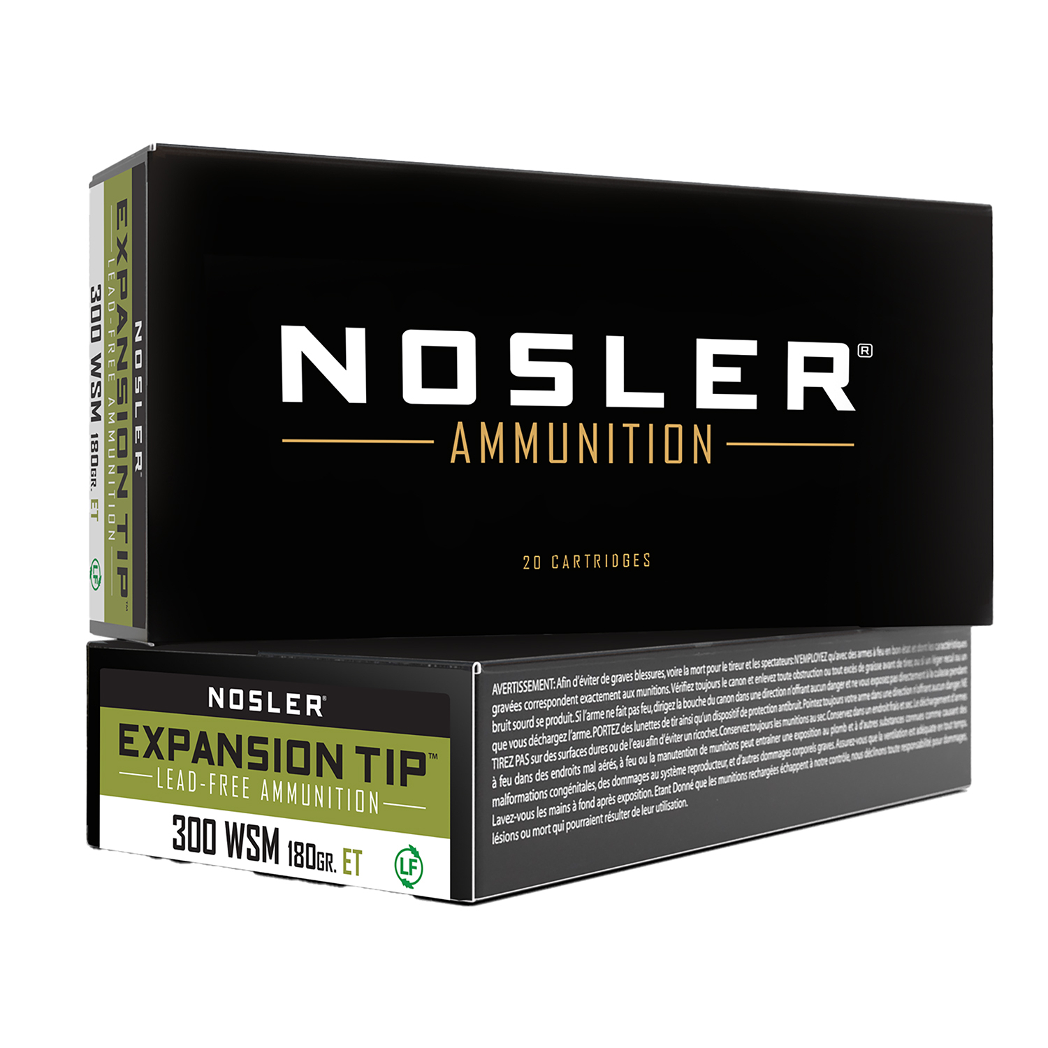 Nosler E-tip 300 Wsm 180 Gr Lead-free Ammunition 20 Rd.