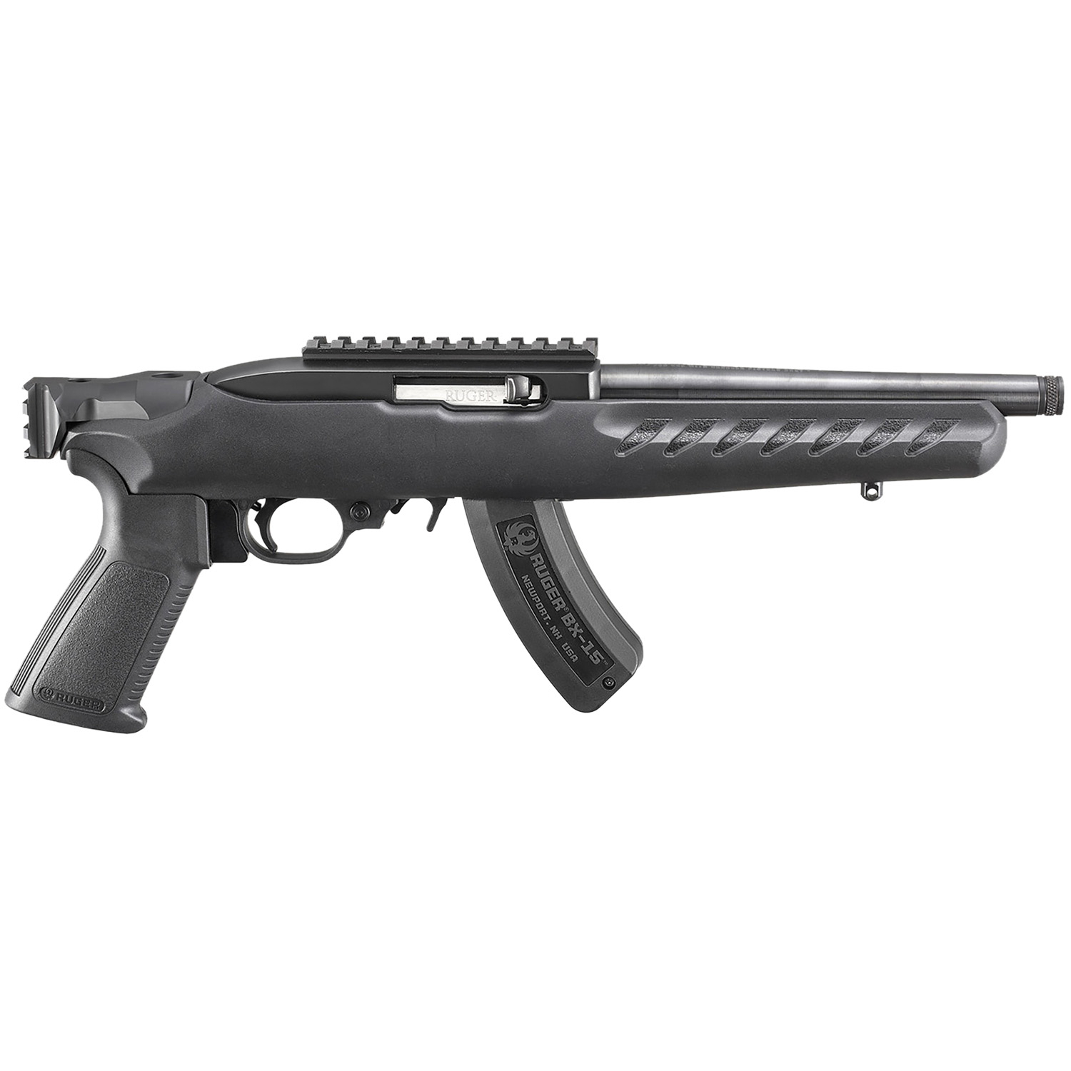 Rug 22 Chrgr 22LR 15RD 8B Rail