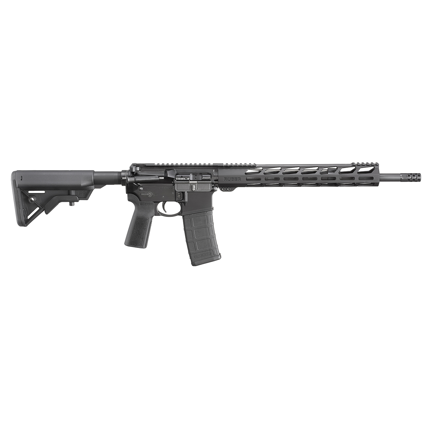 Ruger AR-556 5.56 Nato 30+1 Black Adjustable B5 Stock