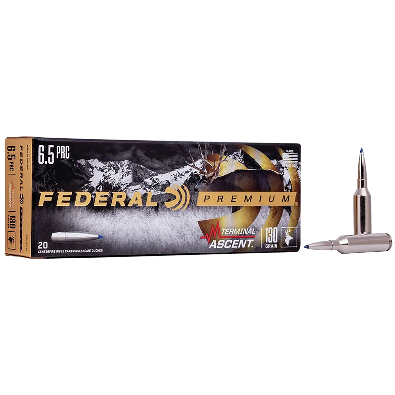 Federal Premium Terminal Ascent 6.5 Prc 130GR 20RD