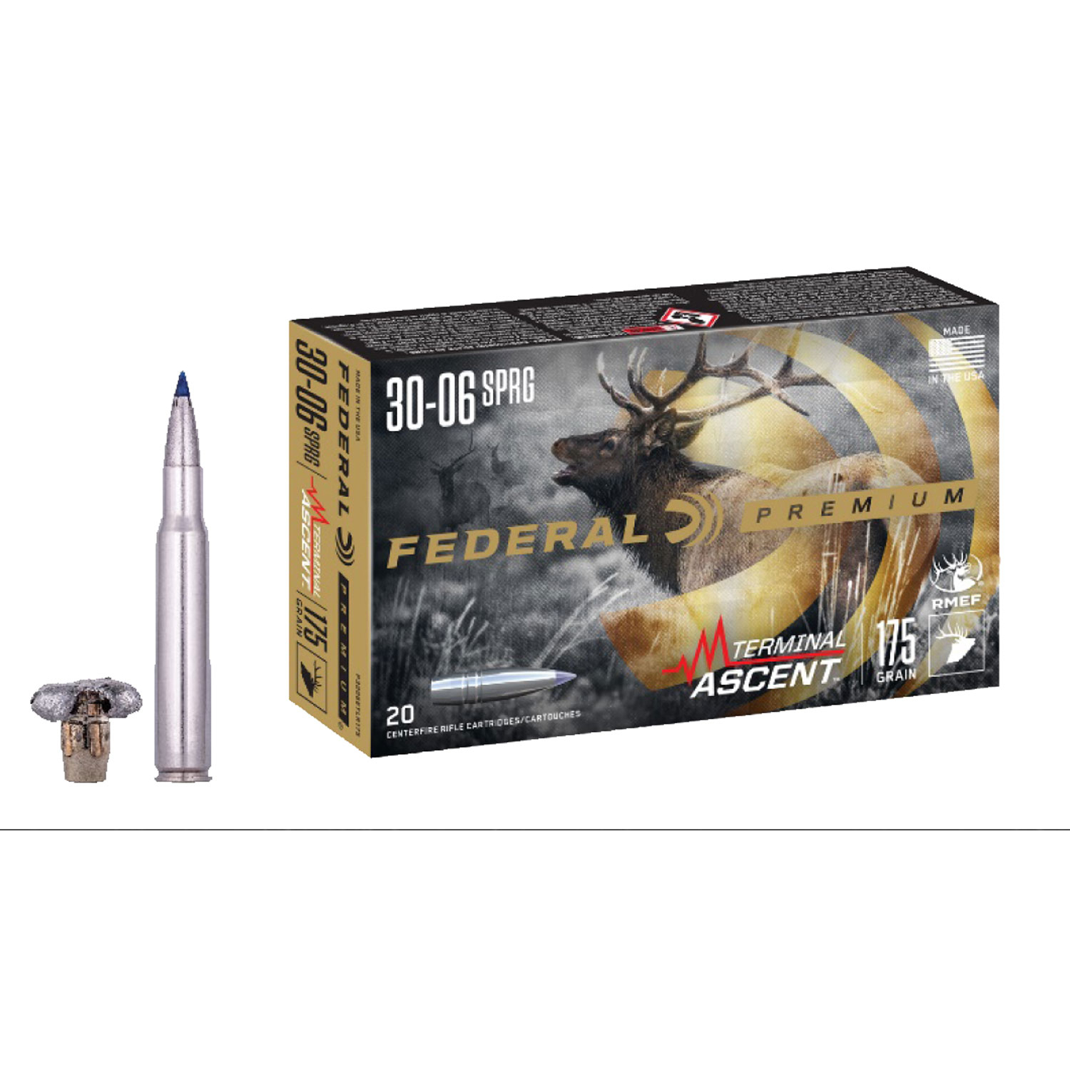 Federal Premium Terminal Ascent 30-06 Springfield 175GR 20RD