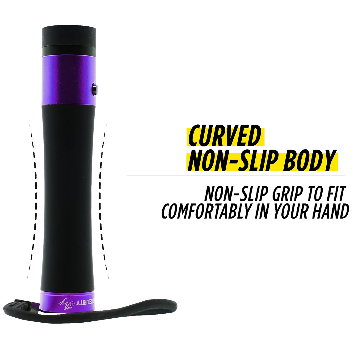 Guard Dog Ivy Stun Gun 200 Lumens Black/purple - Image 3