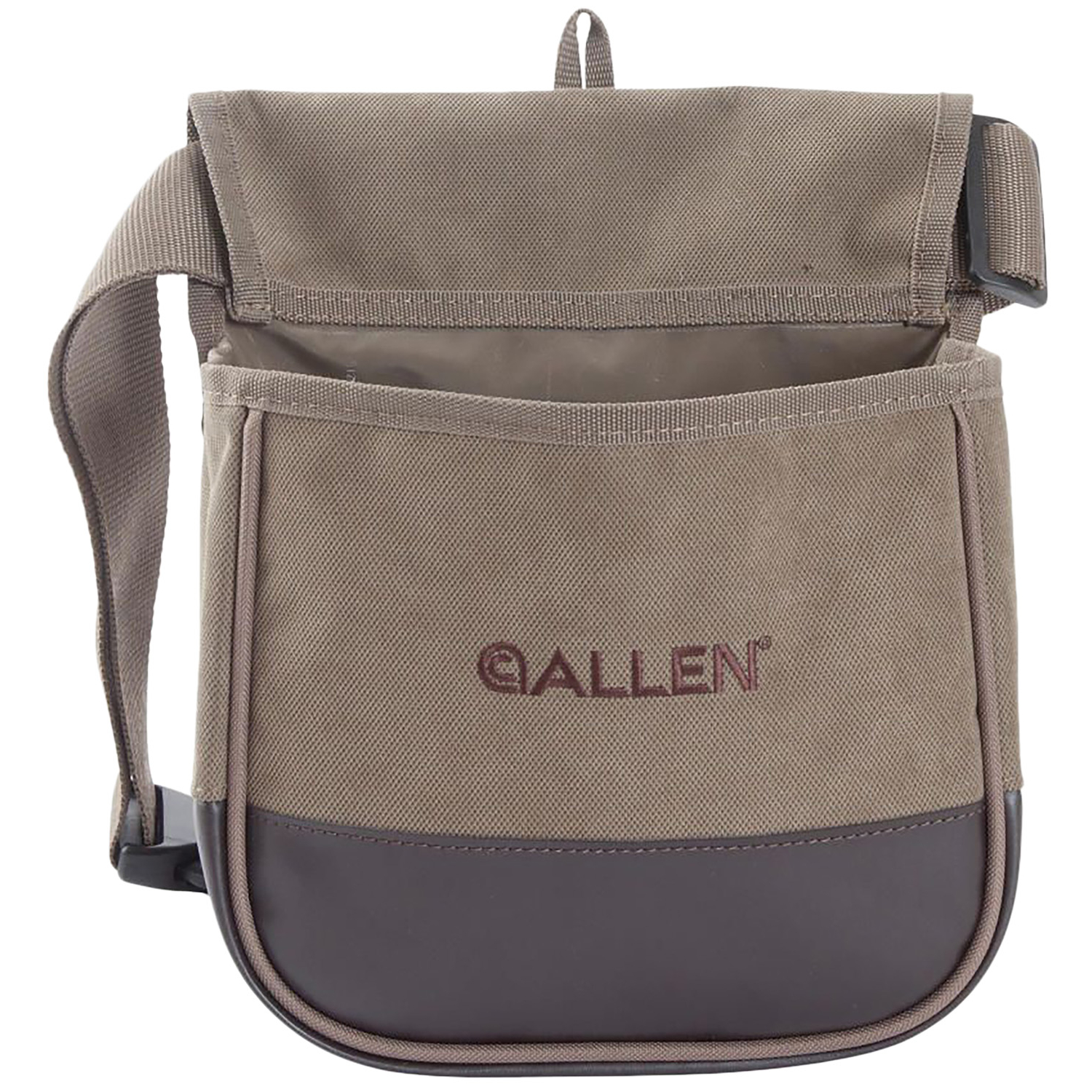Allen Select Canvas Double Compartment Shell Bag Tan