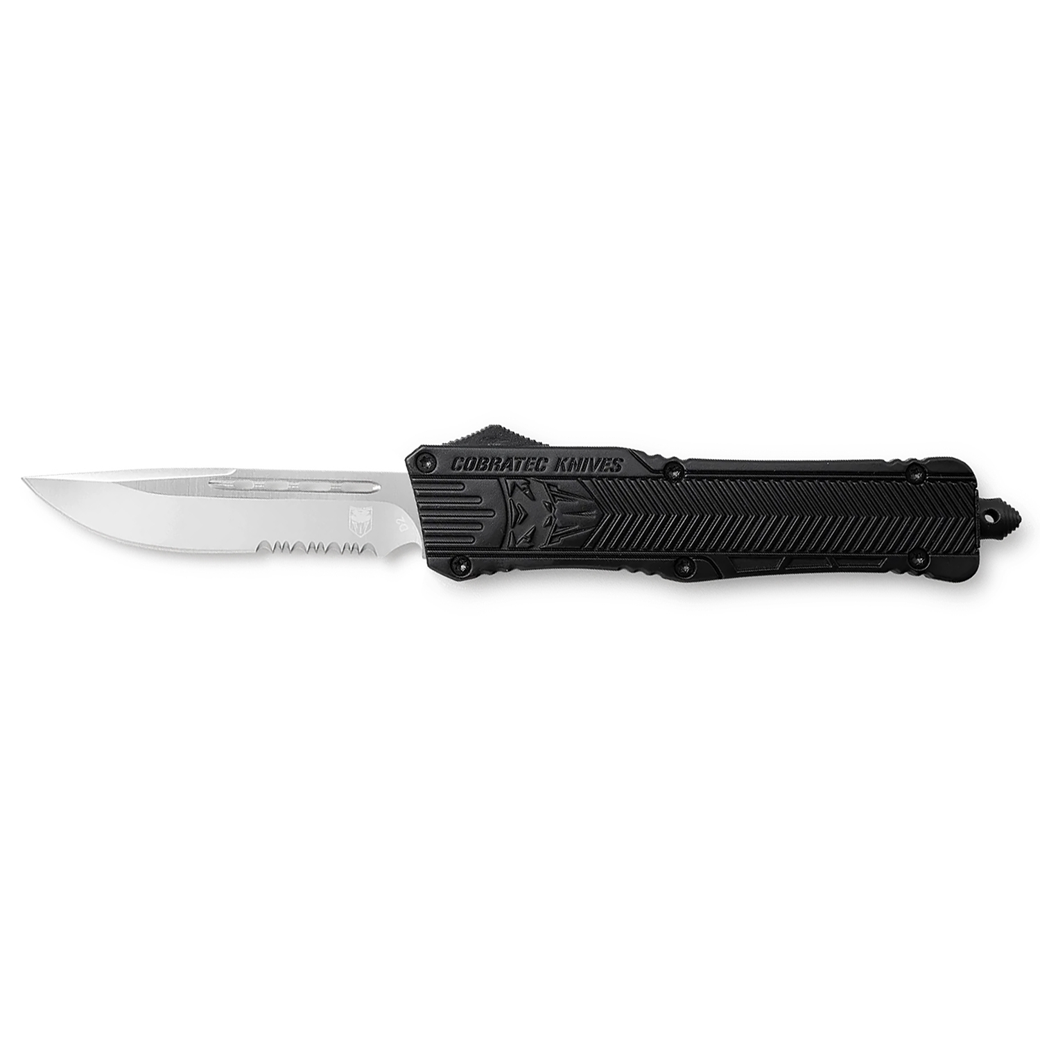 Cobra LBCTK1LDS Large Otf Knife Black Drop Point