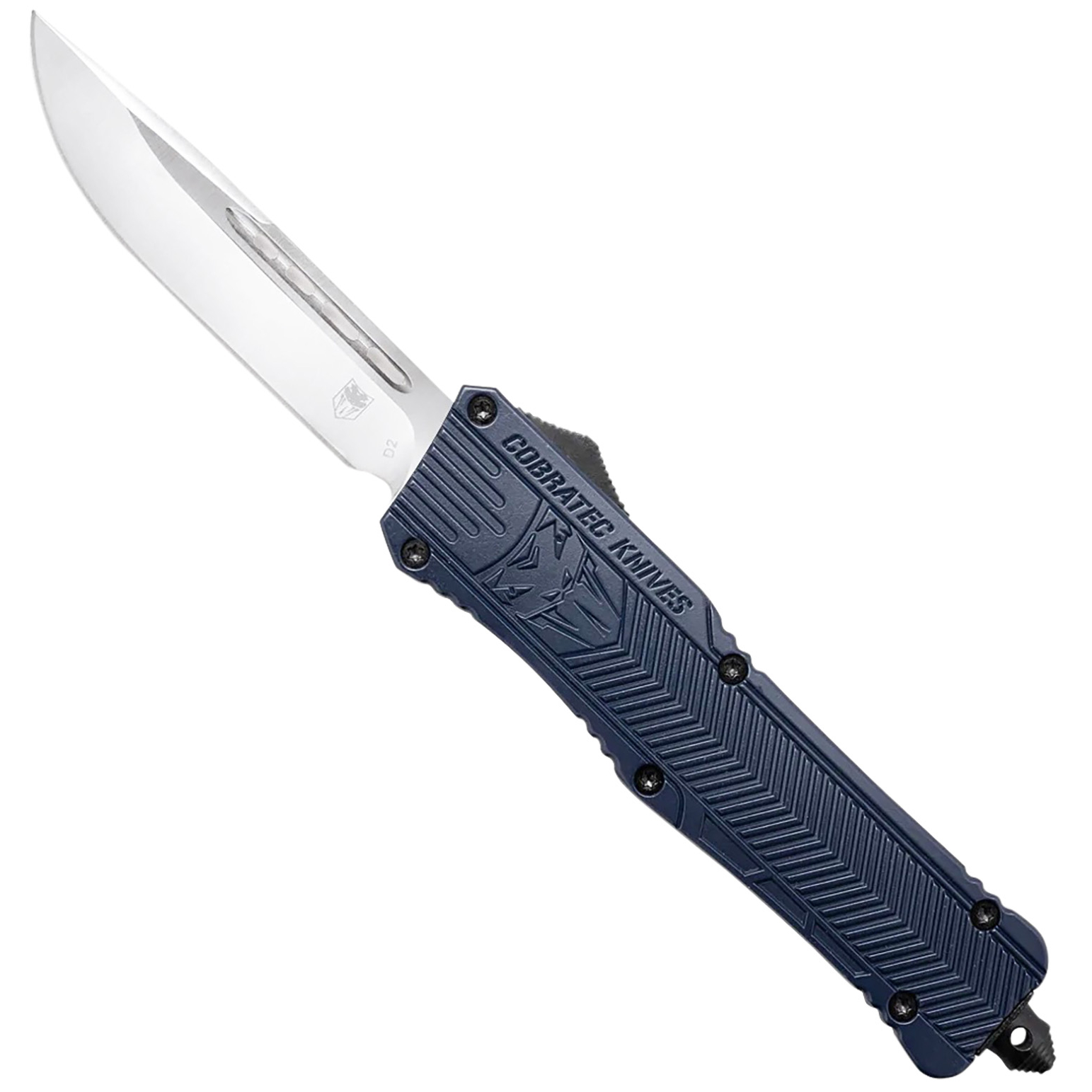 Cobratec CTK-1 Large Otf Knife Nypd Blue Drop Point