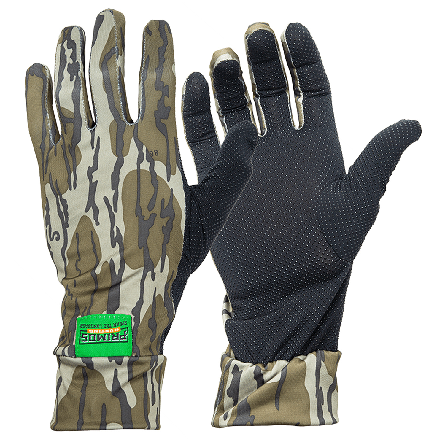 Primos PS6678 Stretch Fit Gloves Mossy Oak Bottomland