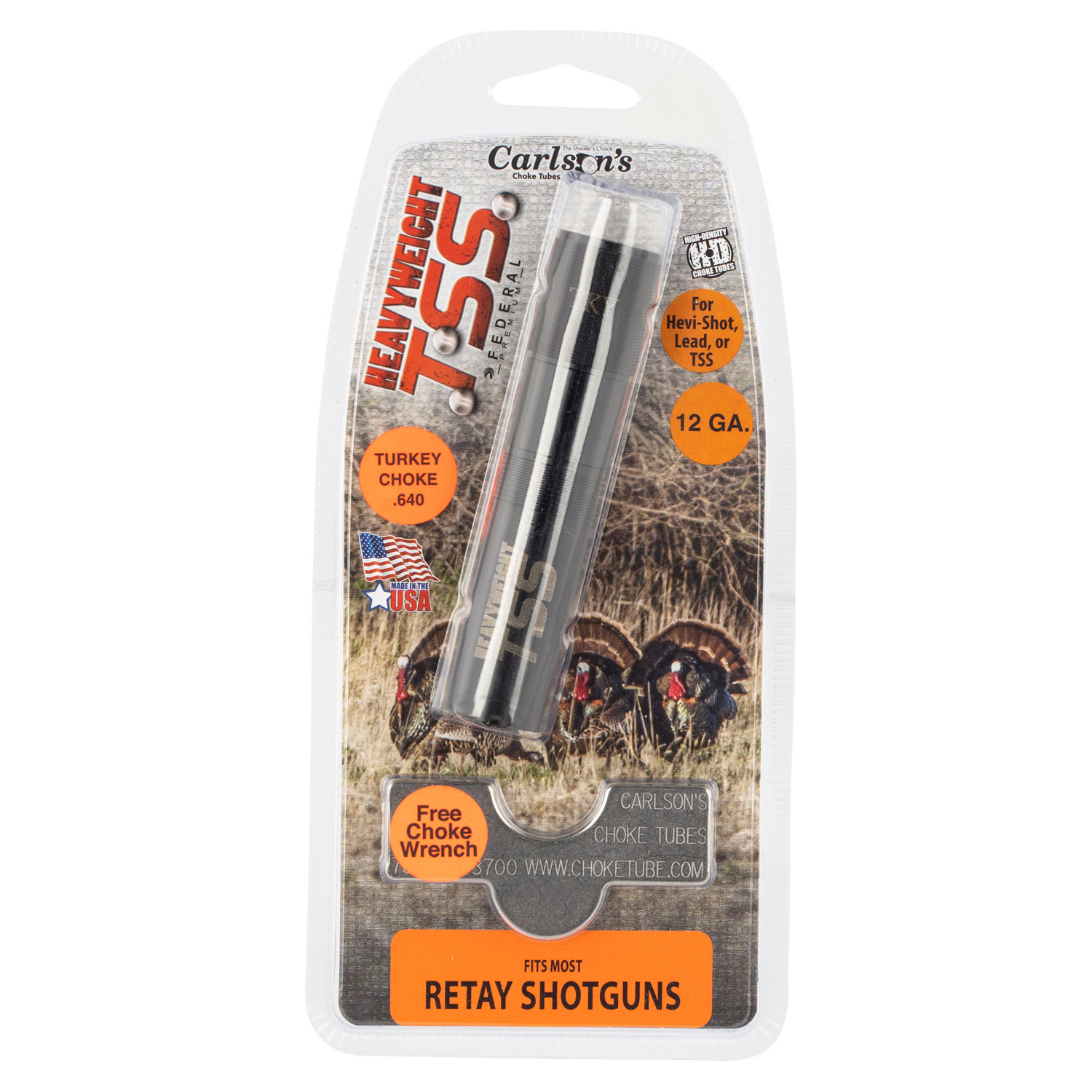 Carlsons Tss Turkey Choke Tube 12GA Retay .640