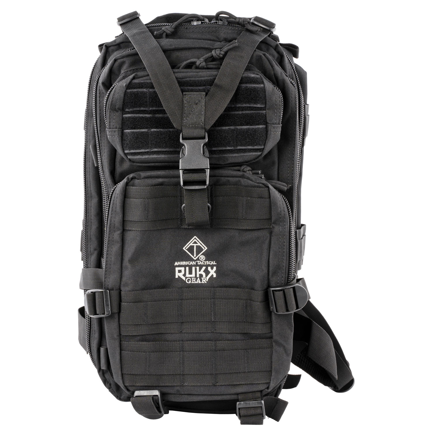 Rukx Gear Tactical 1 Day Backpack Black
