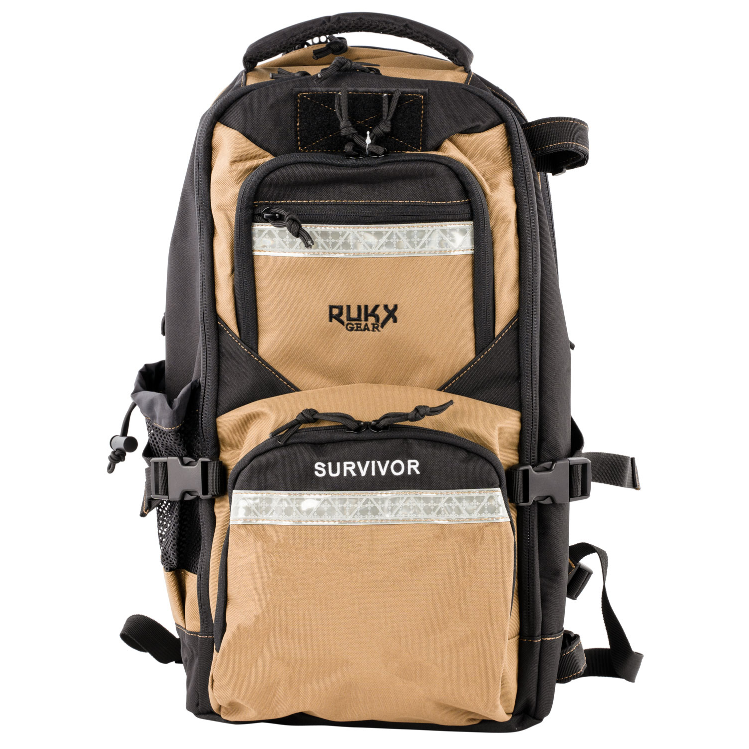 Rukx Gear Survivor Backpack Tan 600D Polyester