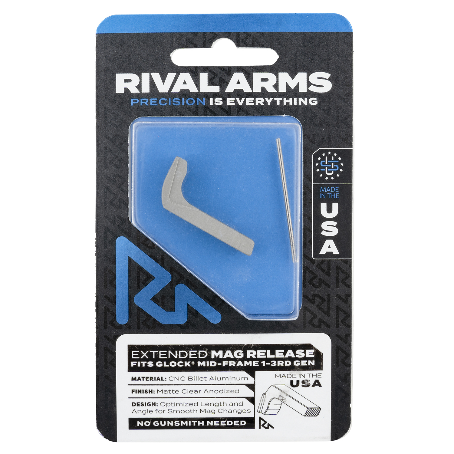 Rival Arms Extended Mag Release for Glock GEN3