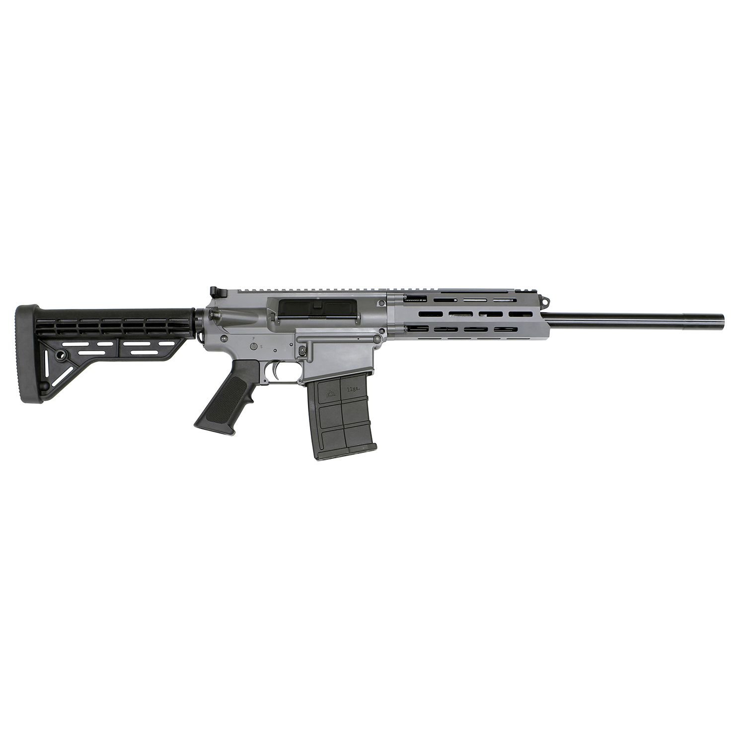 Jts M12AR 12GA 18.7 5+1 Gray Semi-automatic Shotgun