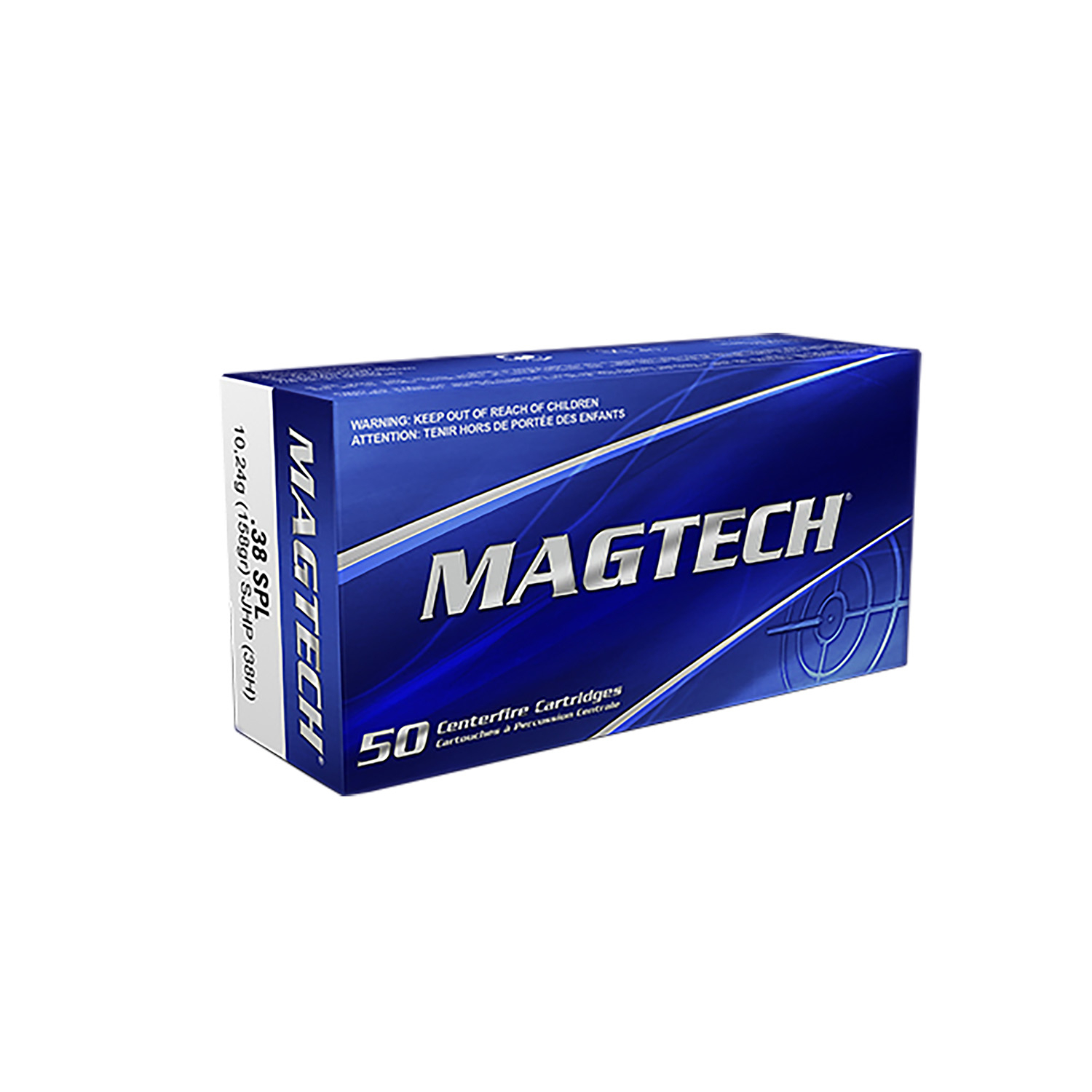 Magtech 38 Special +p 158GR Sjhp 50/20