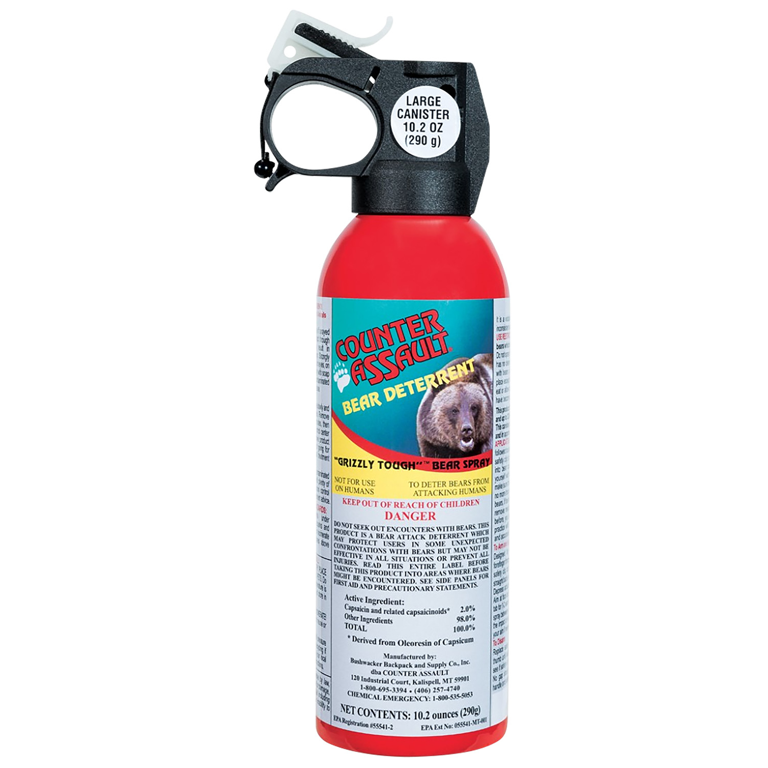 Counter Assault Bear Deterrent Pepper Spray 10.2 Oz. With Holster