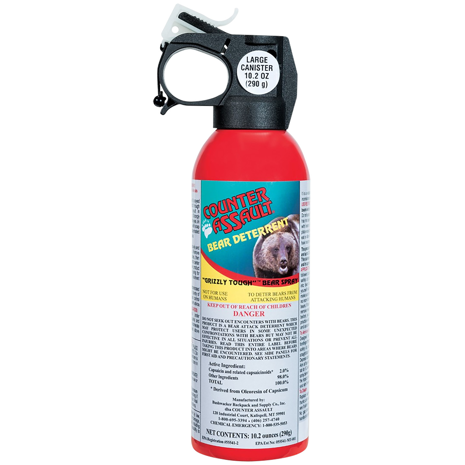 Counter Assault Bear Spray Magnum Pack 8.1 Oz / 10.2 Oz