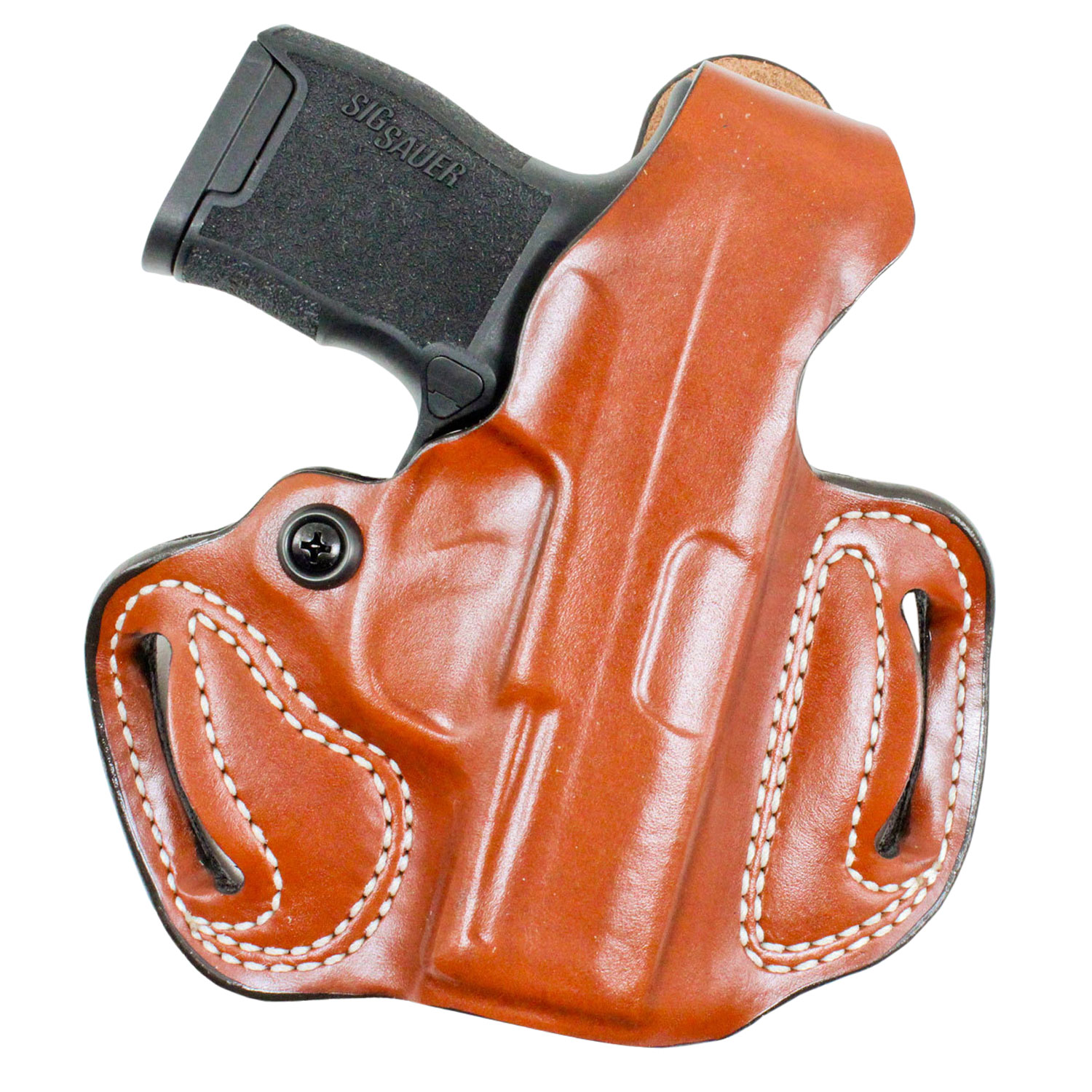 Desantis Thumb Break Mini Slide Owb Tan Leather Holster for Ruger 57