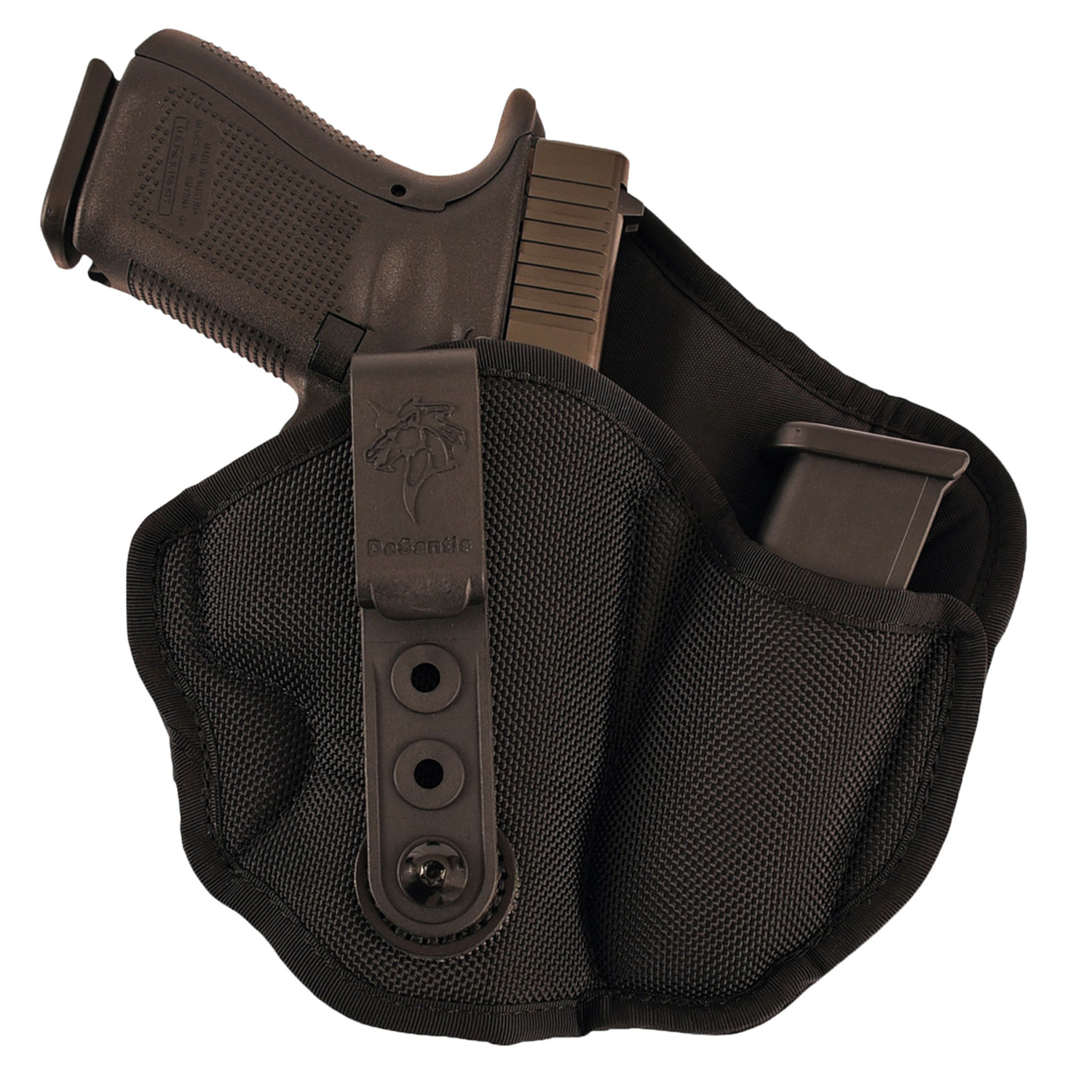 Desantis Inner Piece 2.0 Iwb Holster for Glock 42/43 & Colt Officer - Right Hand Black
