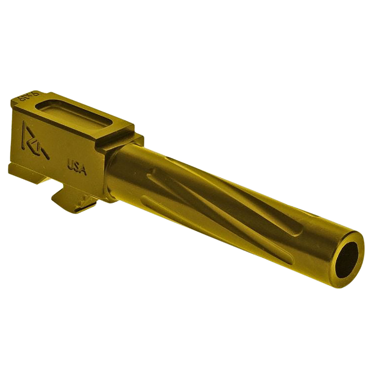 Rival Arms Barrel GLOCK19 GEN5 9MM 4.02 Gold Pvd