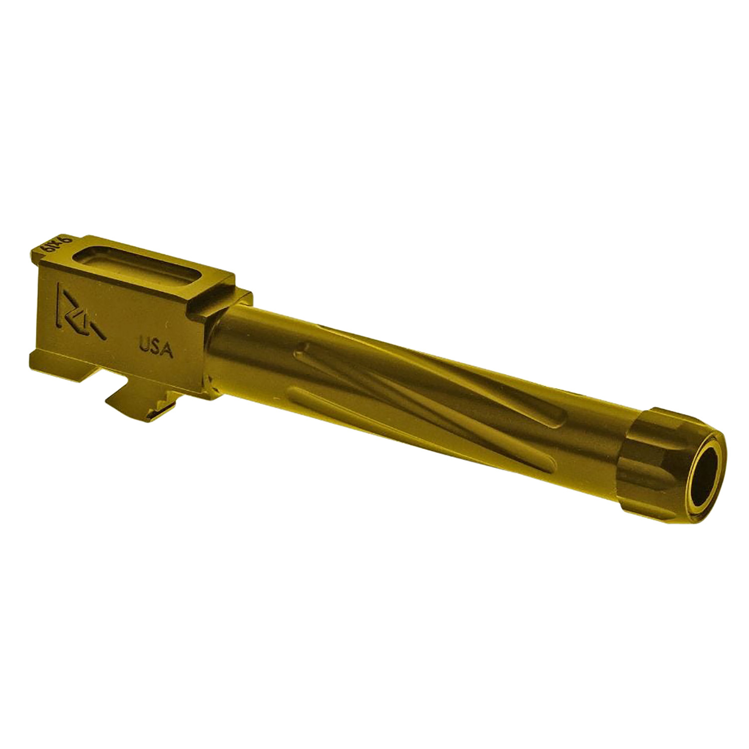Rival Arms Barrel Glock 19 GEN5 V1 9MM Threaded Gold