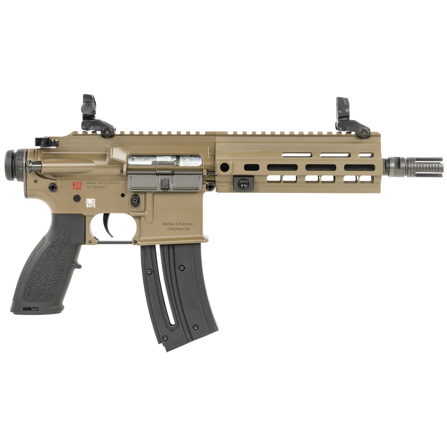 Heckler & Koch HK416 Pistol 22LR 10+1 Fde 8.5 Barrel