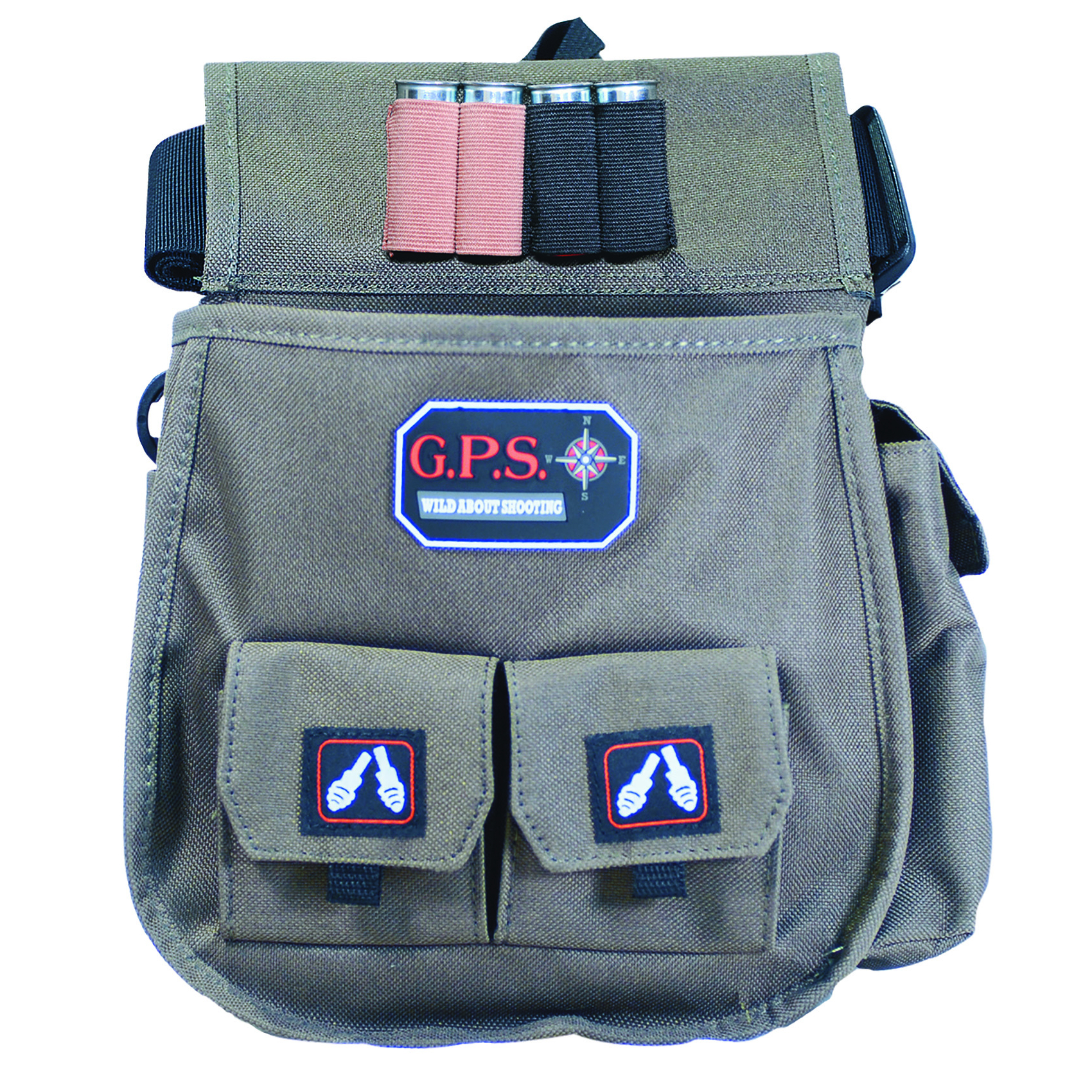 Gps Bags Deluxe Double Shotshell Pouch Olive
