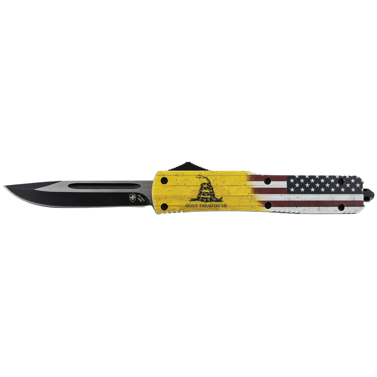 Templar Knives Slim Dont Tread on Me Drop Point Black