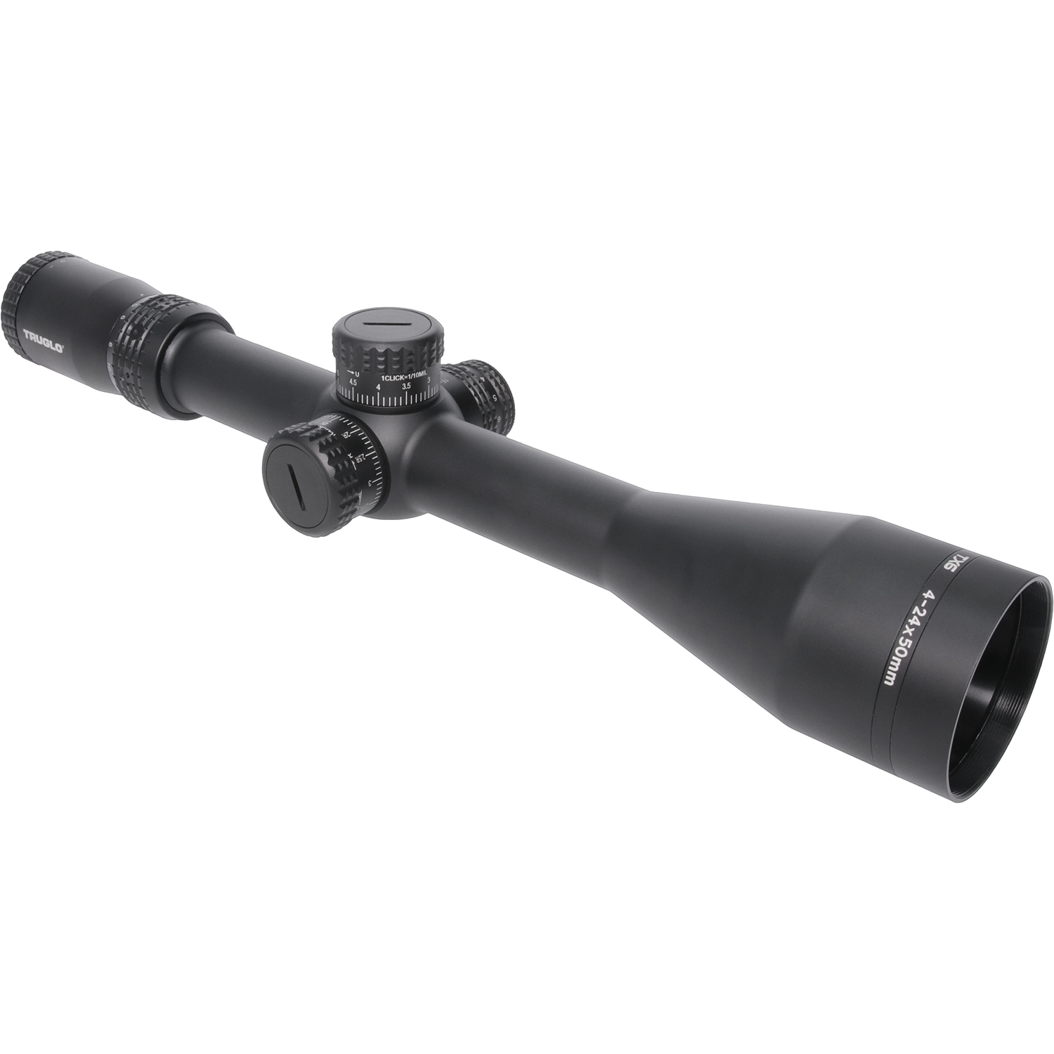 Truglo TX6 4-24X50 30MM Illuminated Mil-dot Ffp Tactical Scope